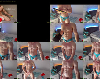 adam_muscle_ — 53 minute Chaturbate male cam show recording, 1080p, Dec 25, 2022