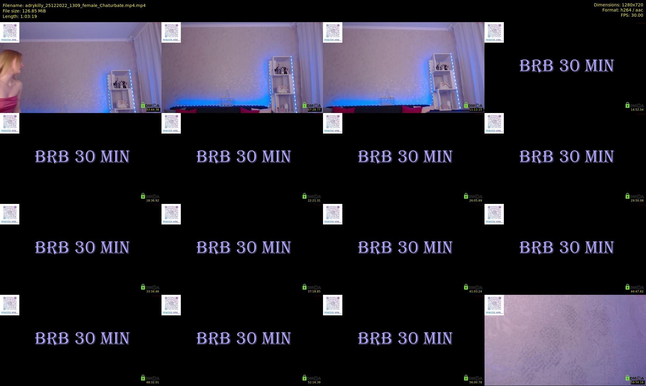 adrykilly — 64 minute Chaturbate female cam show recording, 720p, Dec 25, 2022