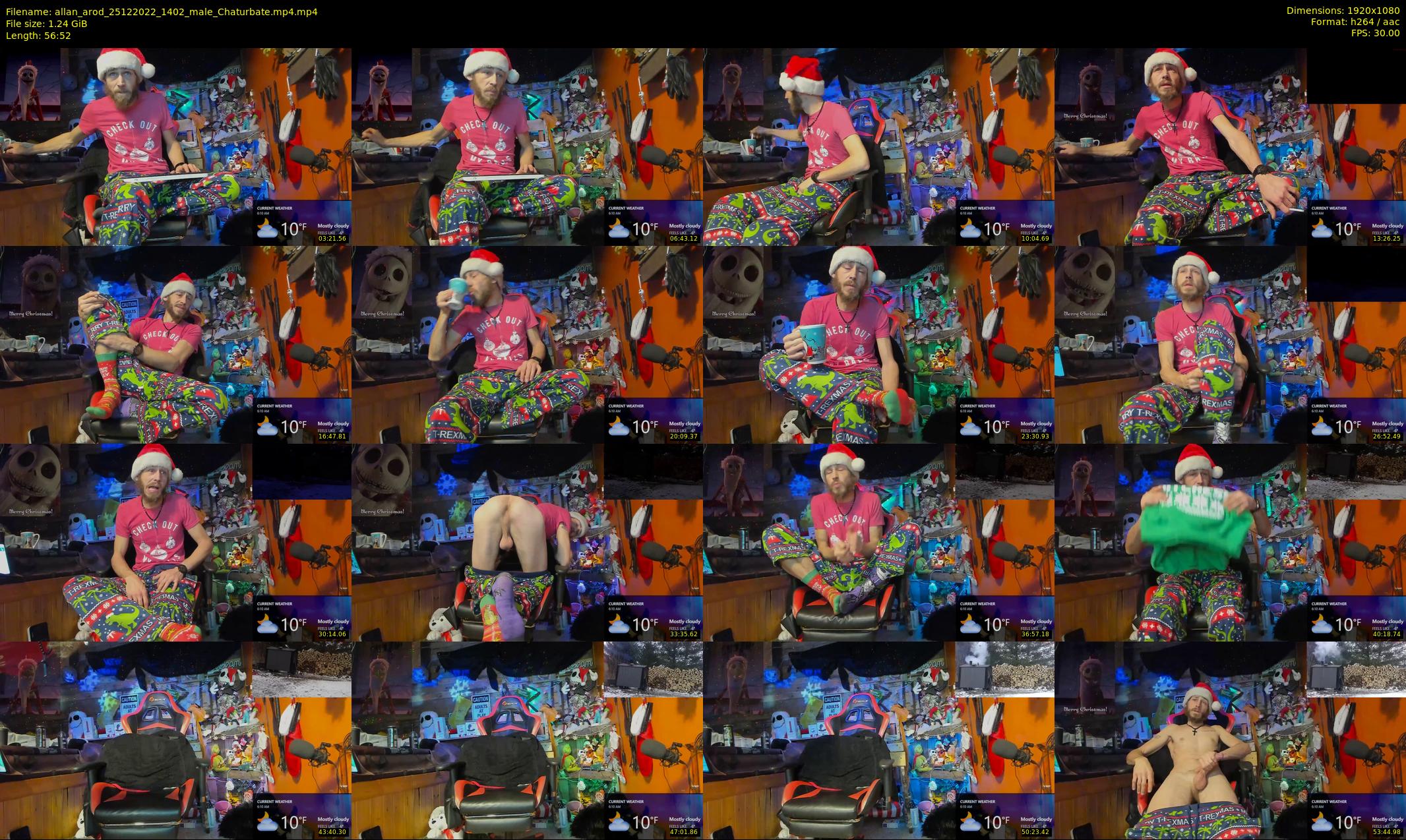 allan_arod — 57 minute Chaturbate male cam show recording, 1080p, Dec 25, 2022