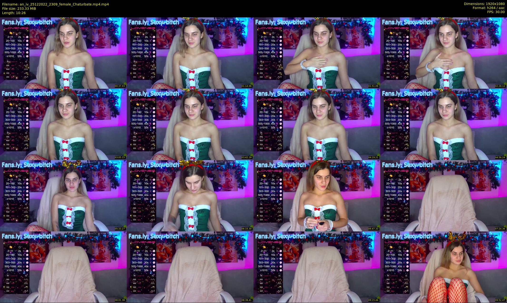 an_iv — 11 minute Chaturbate female cam show recording, 1080p, Dec 25, 2022
