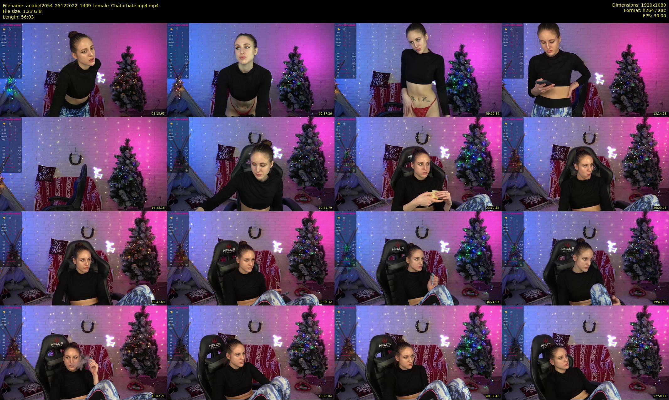 anabel2054 — 57 minute Chaturbate female cam show recording, 1080p, Dec 25, 2022
