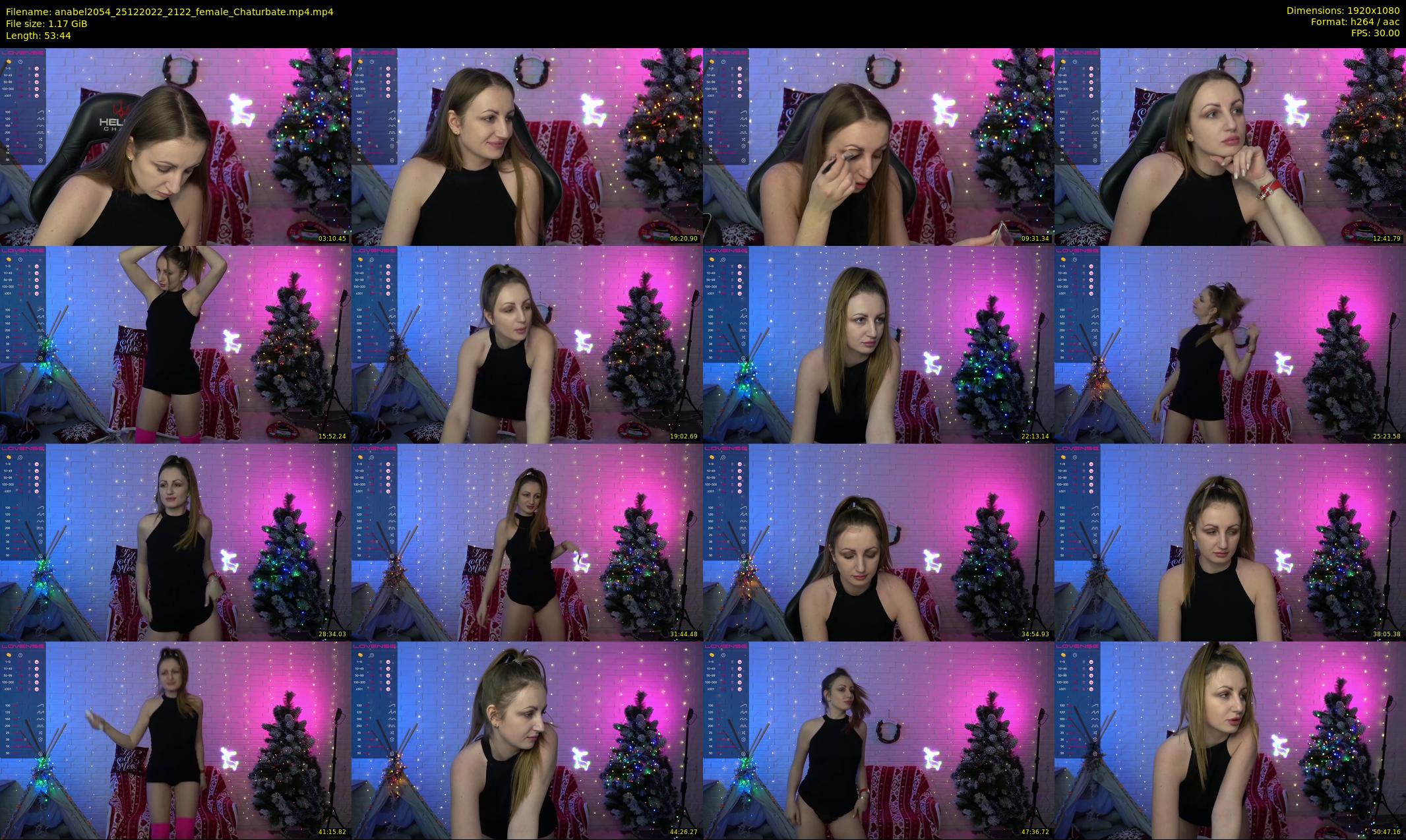 anabel2054 — 54 minute Chaturbate female cam show recording, 1080p, Dec 25, 2022
