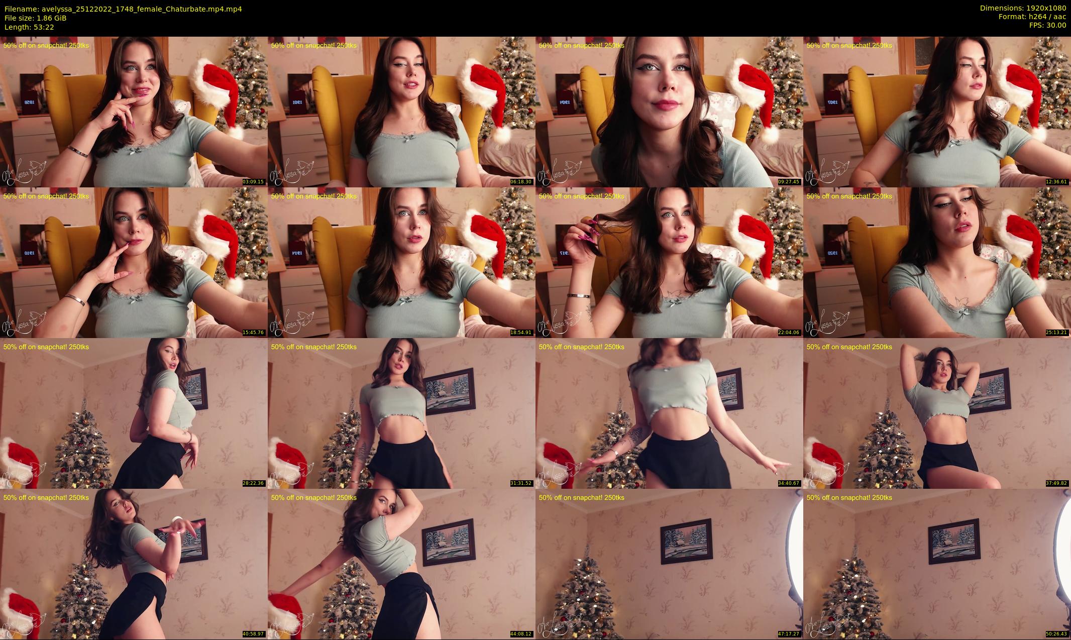 avelyssa — 54 minute Chaturbate female cam show recording, 1080p, Dec 25, 2022