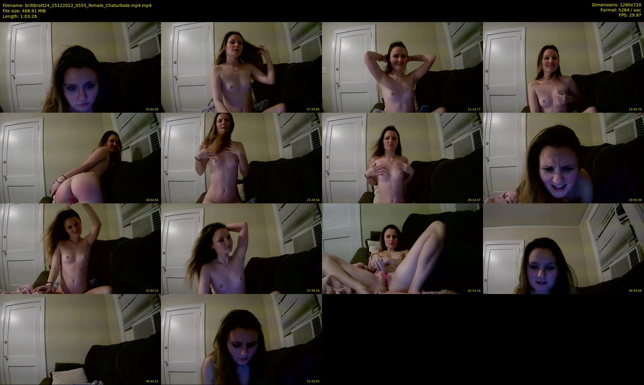 brittbratt24 — 64 minute Chaturbate female cam show recording, 720p, Dec 25, 2022