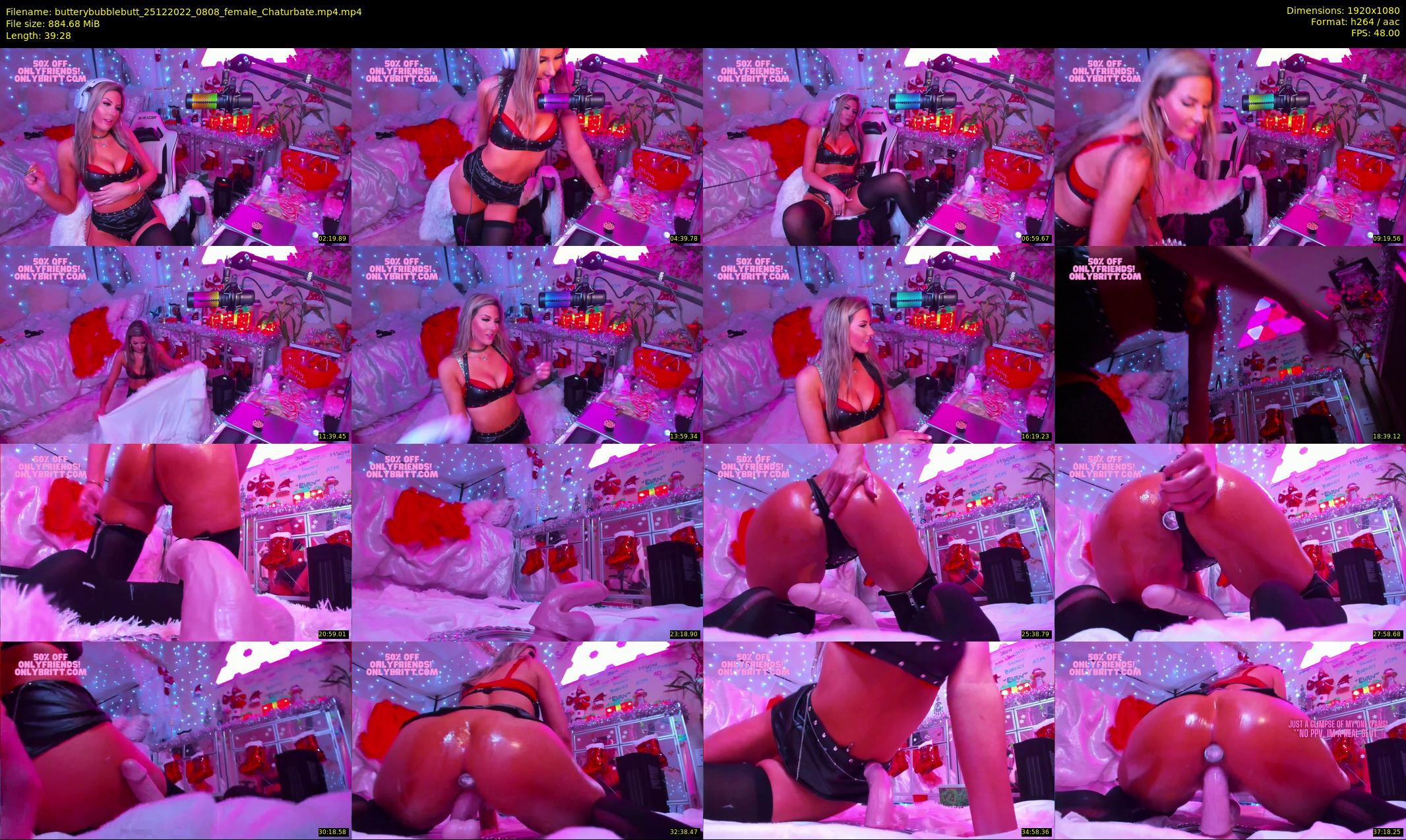 butterybubblebutt — 40 minute Chaturbate couple cam show recording, 1080p, Dec 25, 2022