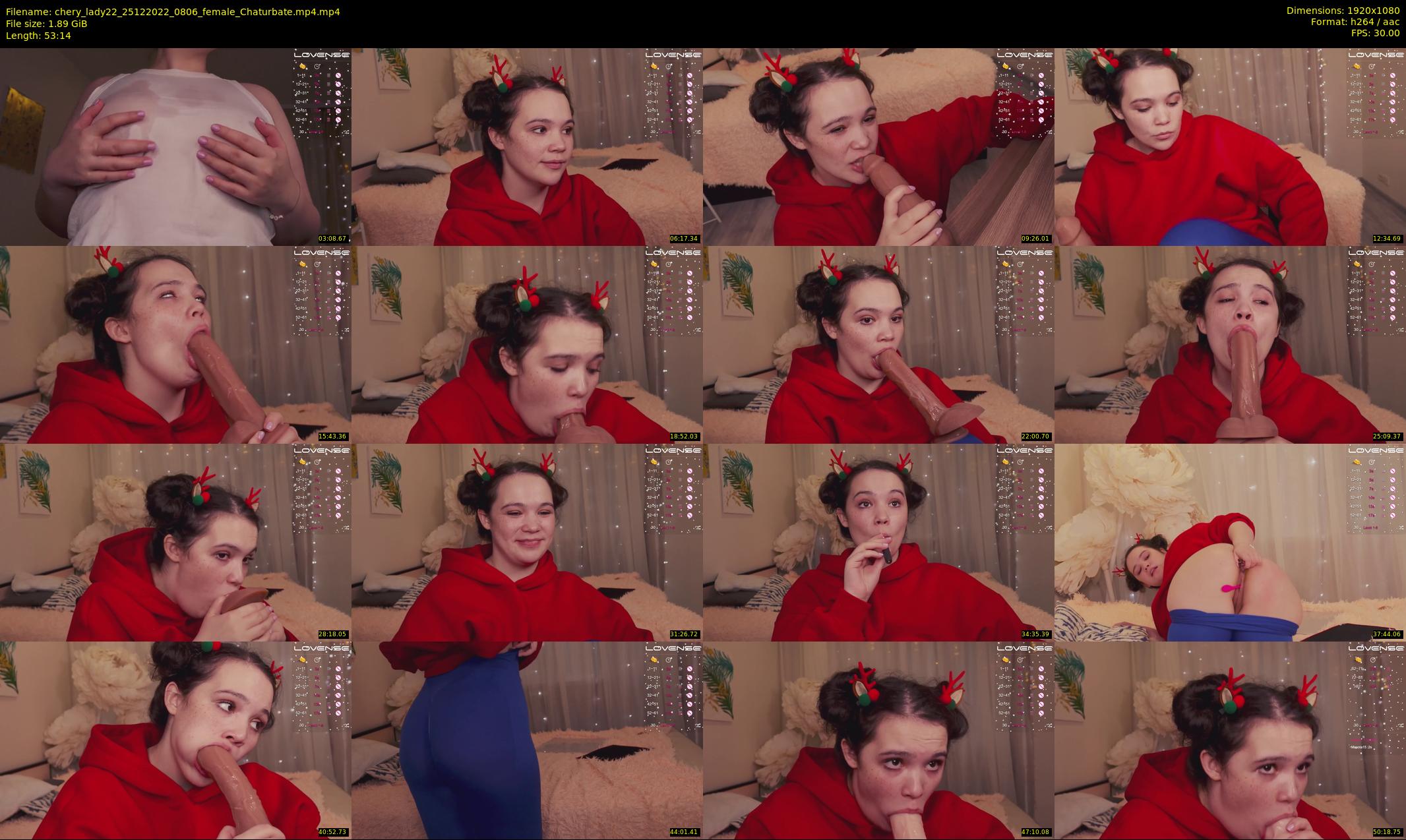 chery_lady22 — 54 minute Chaturbate female cam show recording, 1080p, Dec 25, 2022
