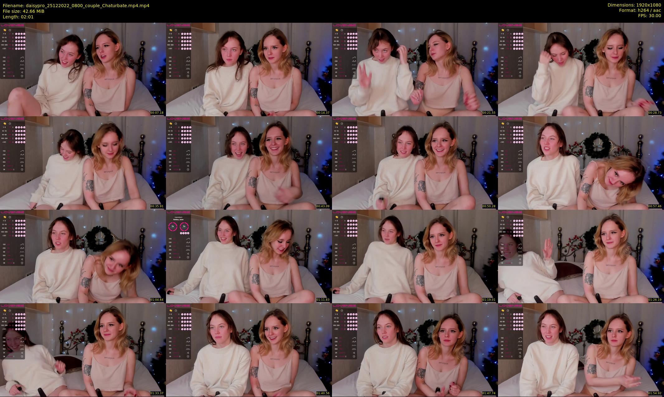 daisypro — 3 minute Chaturbate couple cam show recording, 1080p, Dec 25, 2022