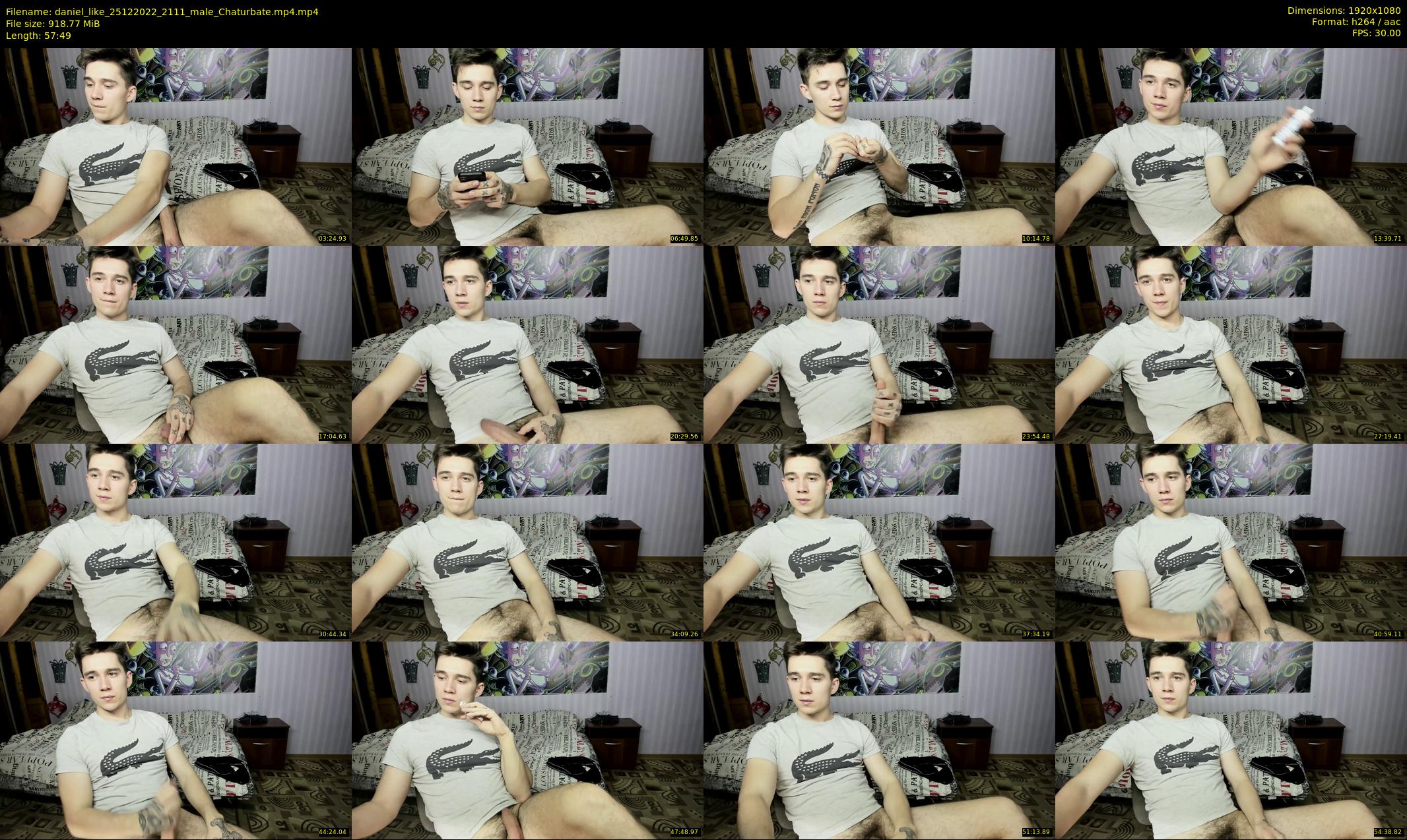 daniel_like — 58 minute Chaturbate male cam show recording, 1080p, Dec 25, 2022