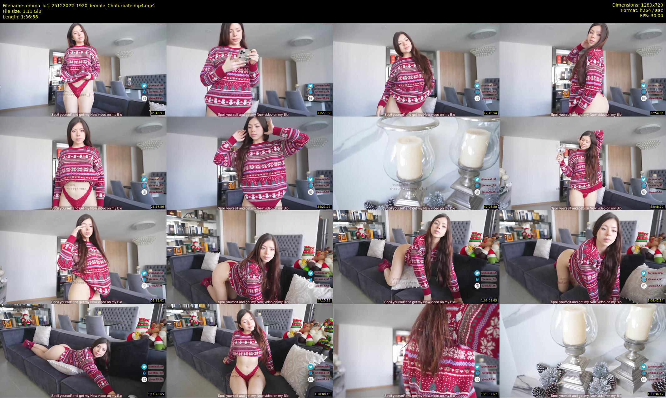 emma_lu1 — 97 minute Chaturbate female cam show recording, 720p, Dec 25, 2022
