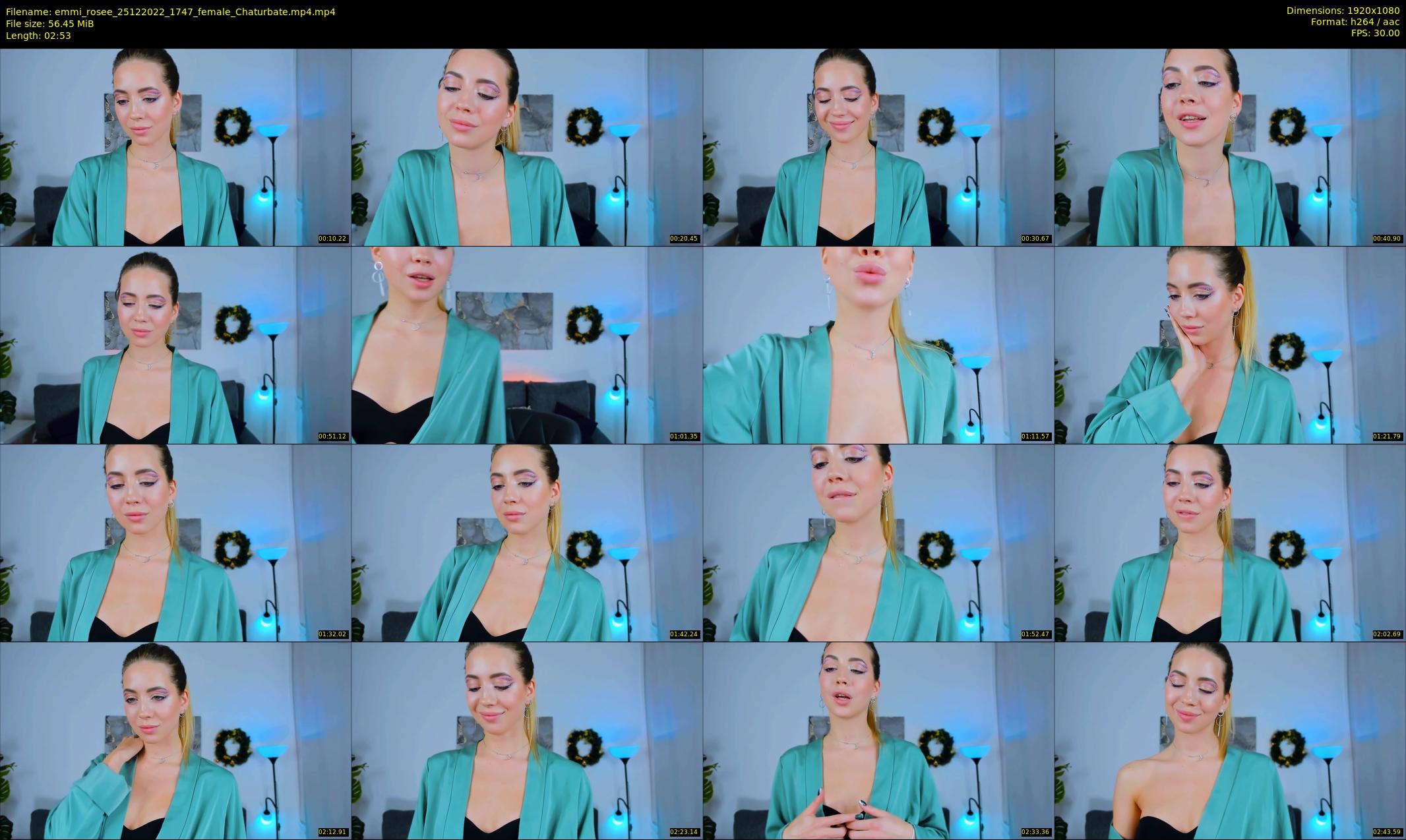 emmi_rosee — 3 minute Chaturbate female cam show recording, 1080p, Dec 25, 2022