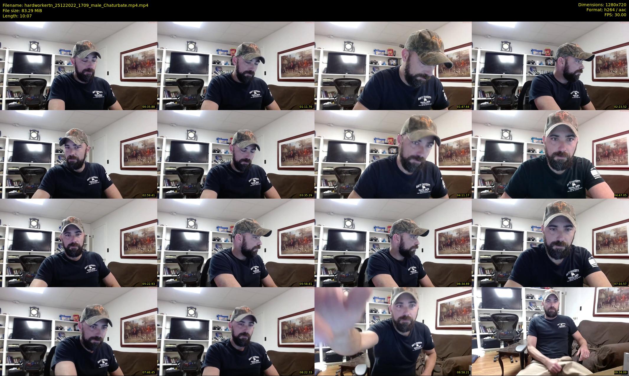 hardworkertn — 11 minute Chaturbate male cam show recording, 720p, Dec 25, 2022