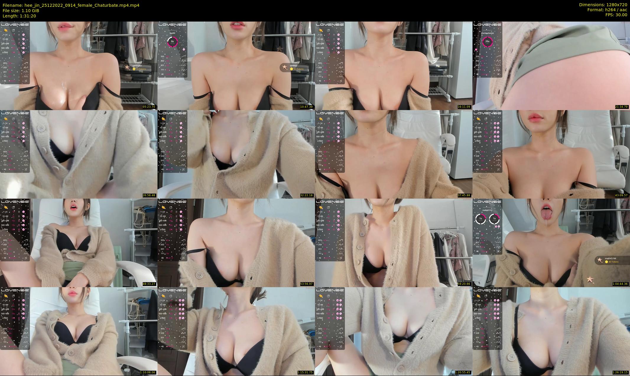 hee_jin — 92 minute Chaturbate female cam show recording, 720p, Dec 25, 2022