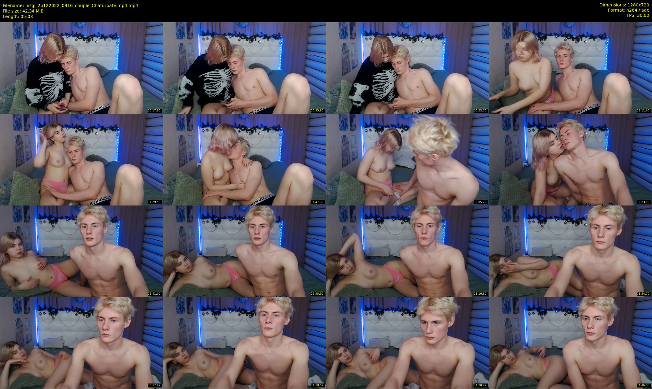 hizgi — 6 minute Chaturbate couple cam show recording, 720p, Dec 25, 2022