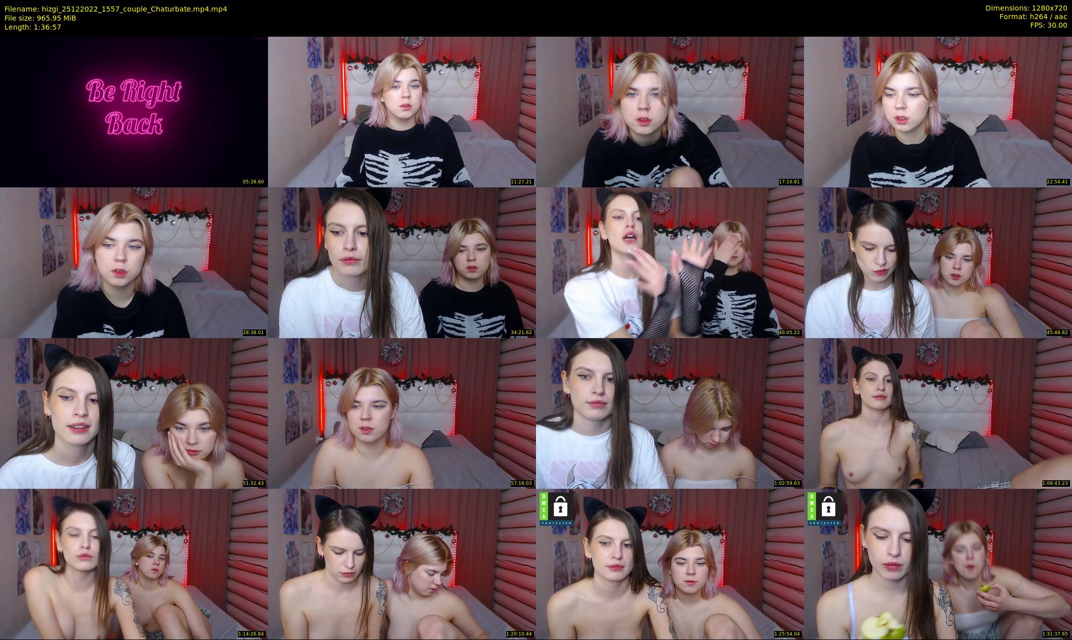 hizgi — 97 minute Chaturbate couple cam show recording, 720p, Dec 25, 2022