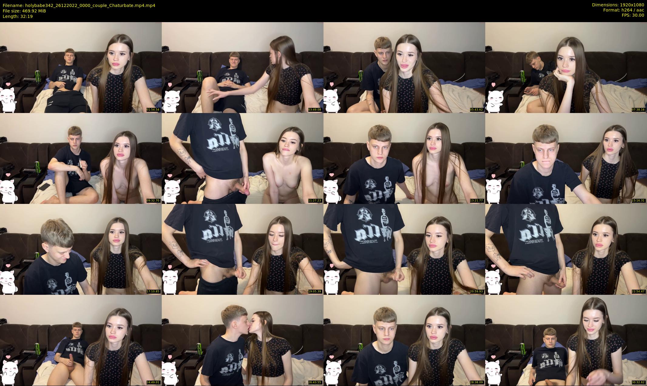 holybabe342 — 33 minute Chaturbate couple cam show recording, 1080p, Dec 26, 2022
