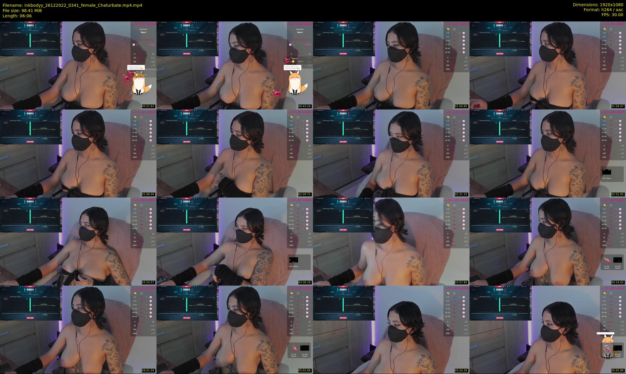 inkbodyy — 7 minute Chaturbate female cam show recording, 1080p, Dec 26, 2022