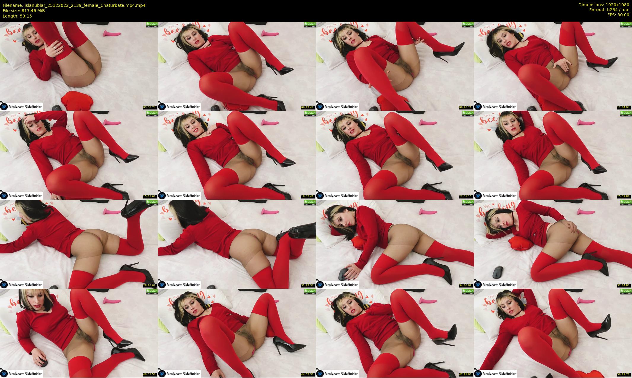 islanublar — 54 minute Chaturbate female cam show recording, 1080p, Dec 25, 2022