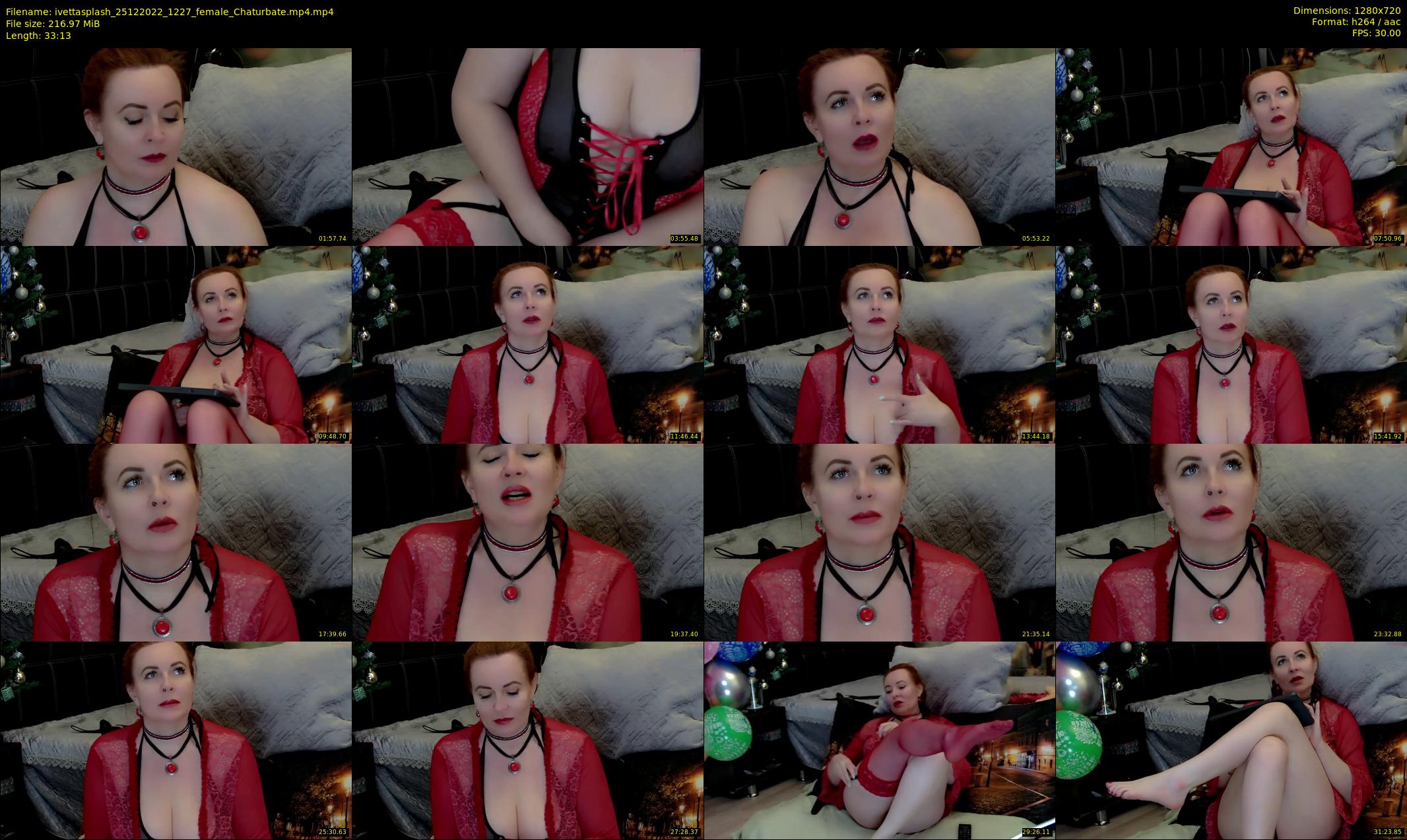 ivettasplash — 34 minute Chaturbate female cam show recording, 720p, Dec 25, 2022