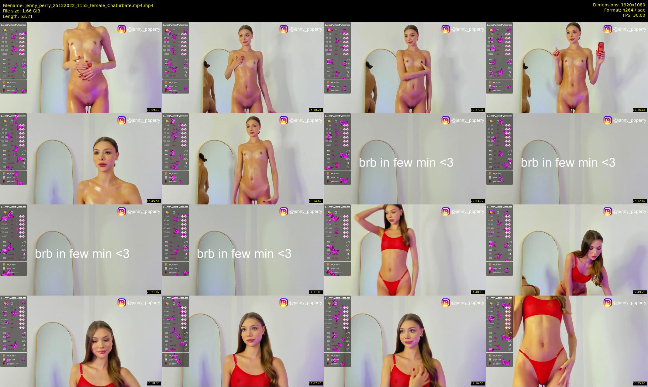 jenny_perry — 54 minute Chaturbate female cam show recording, 1080p, Dec 25, 2022