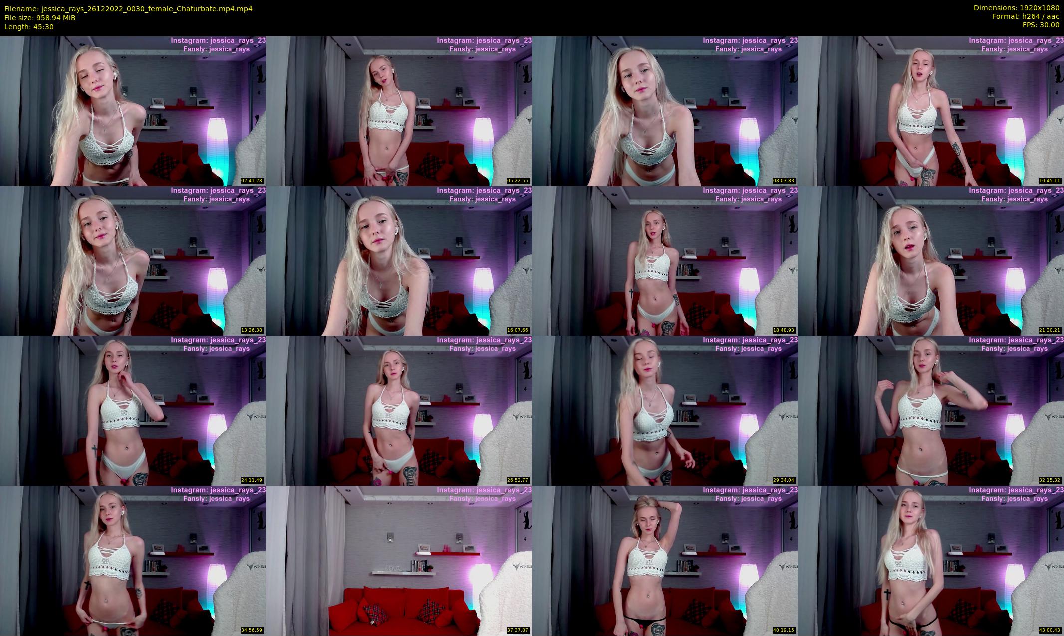jessica_rays — 46 minute Chaturbate couple cam show recording, 1080p, Dec 26, 2022