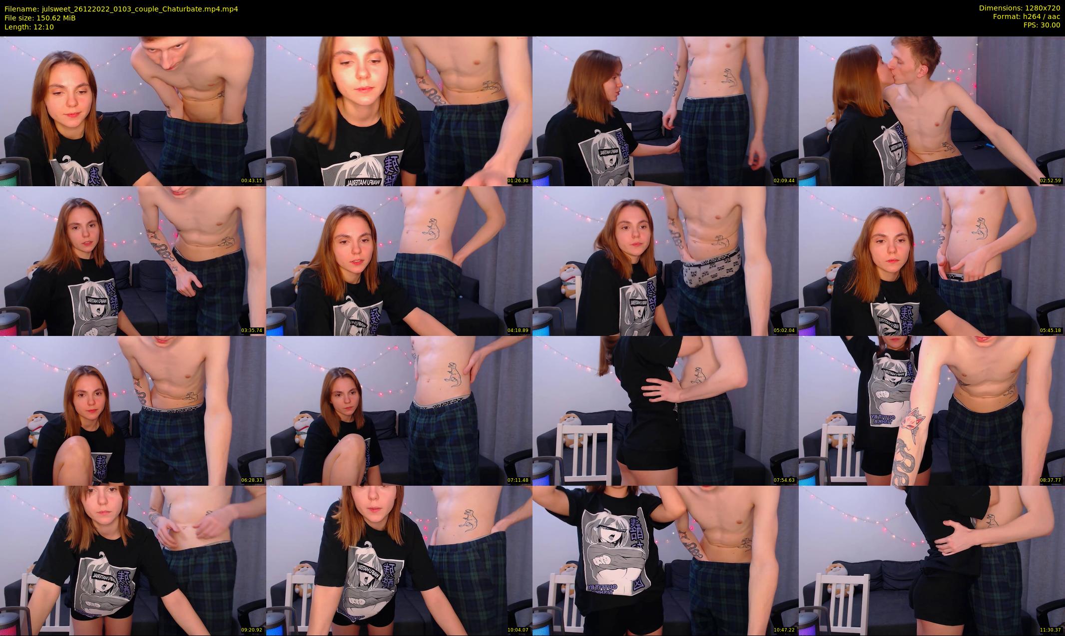 julsweet — 13 minute Chaturbate male cam show recording, 720p, Dec 26, 2022