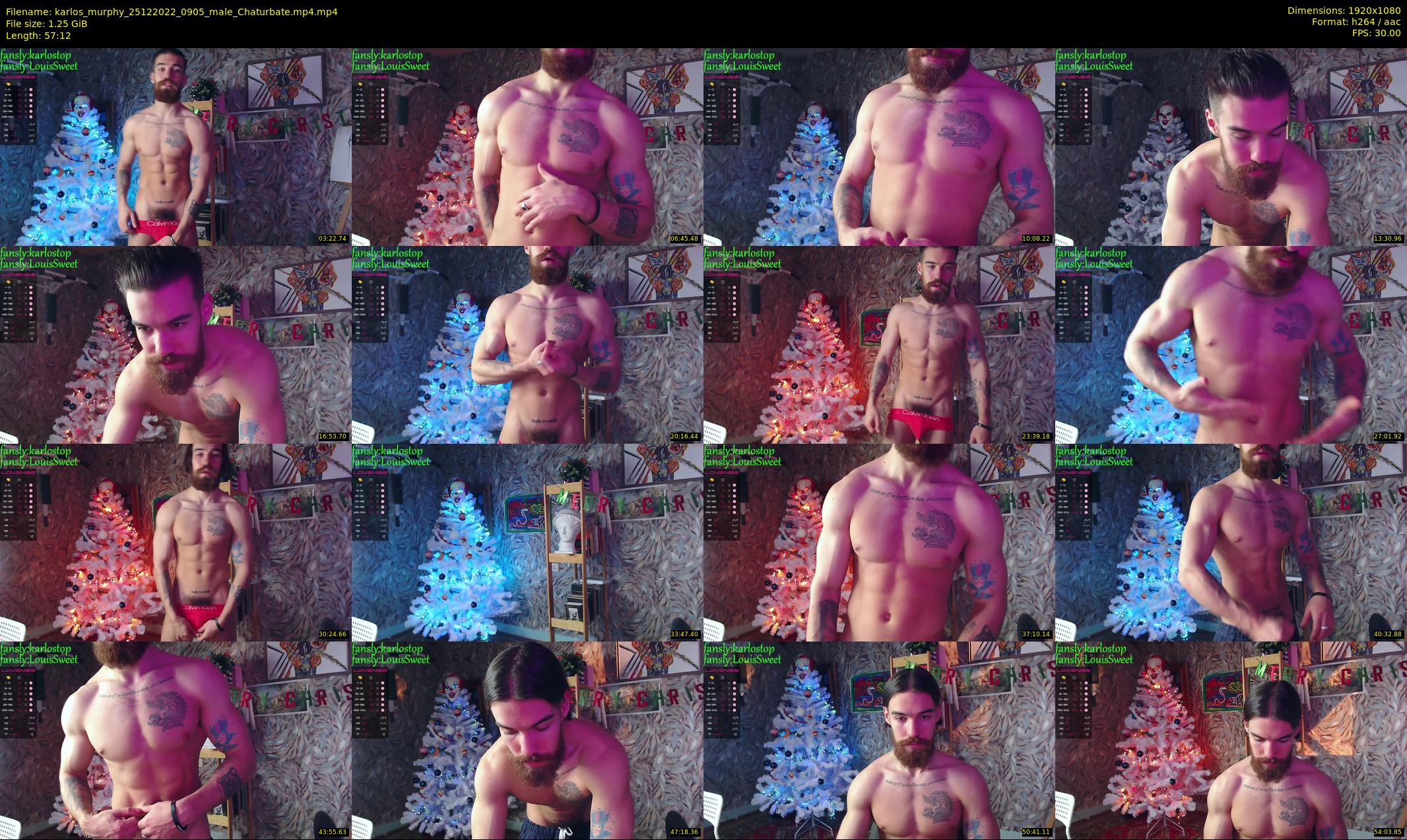 karlos_murphy — 58 minute Chaturbate male cam show recording, 1080p, Dec 25, 2022