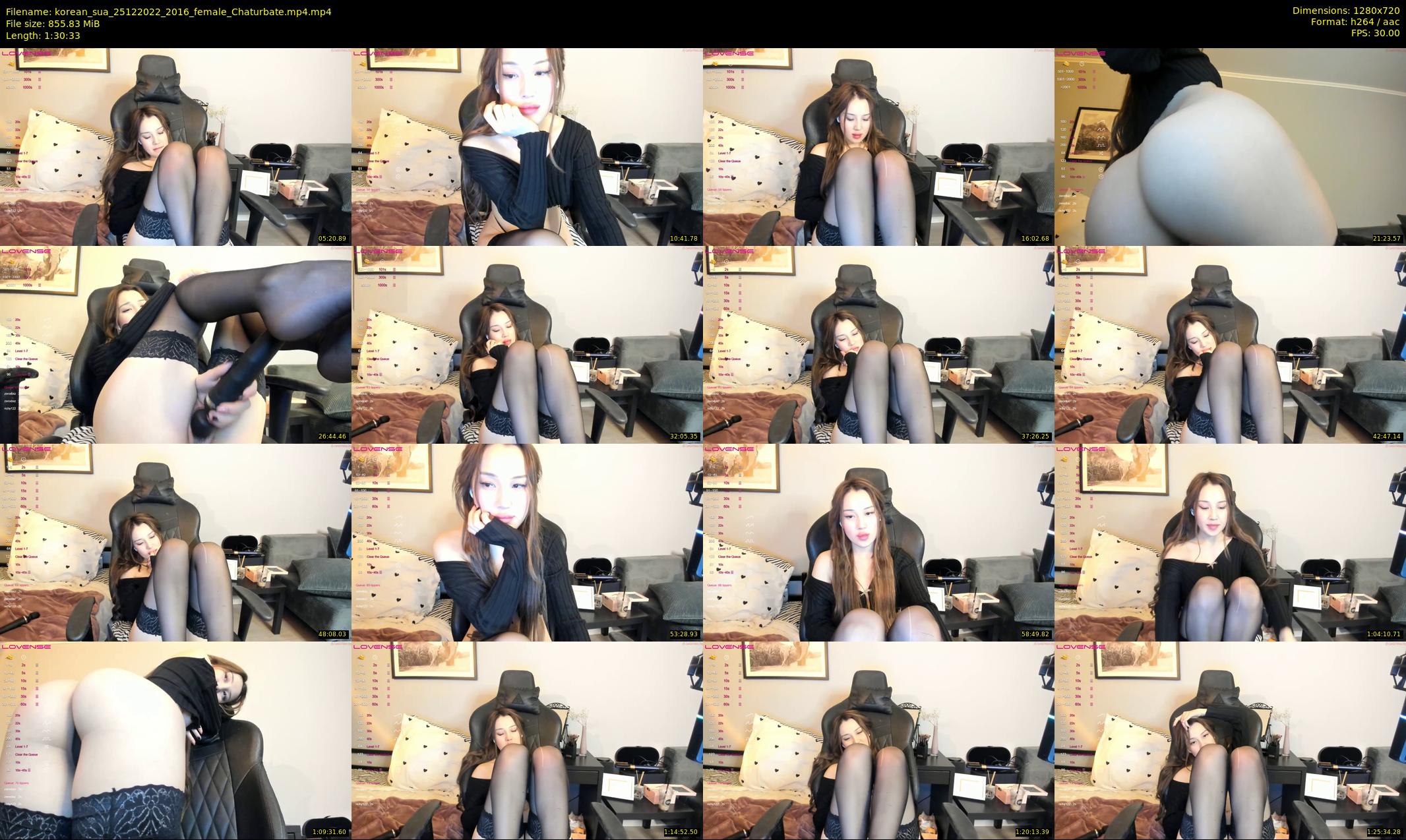 korean_sua — 91 minute Chaturbate female cam show recording, 720p, Dec 25, 2022