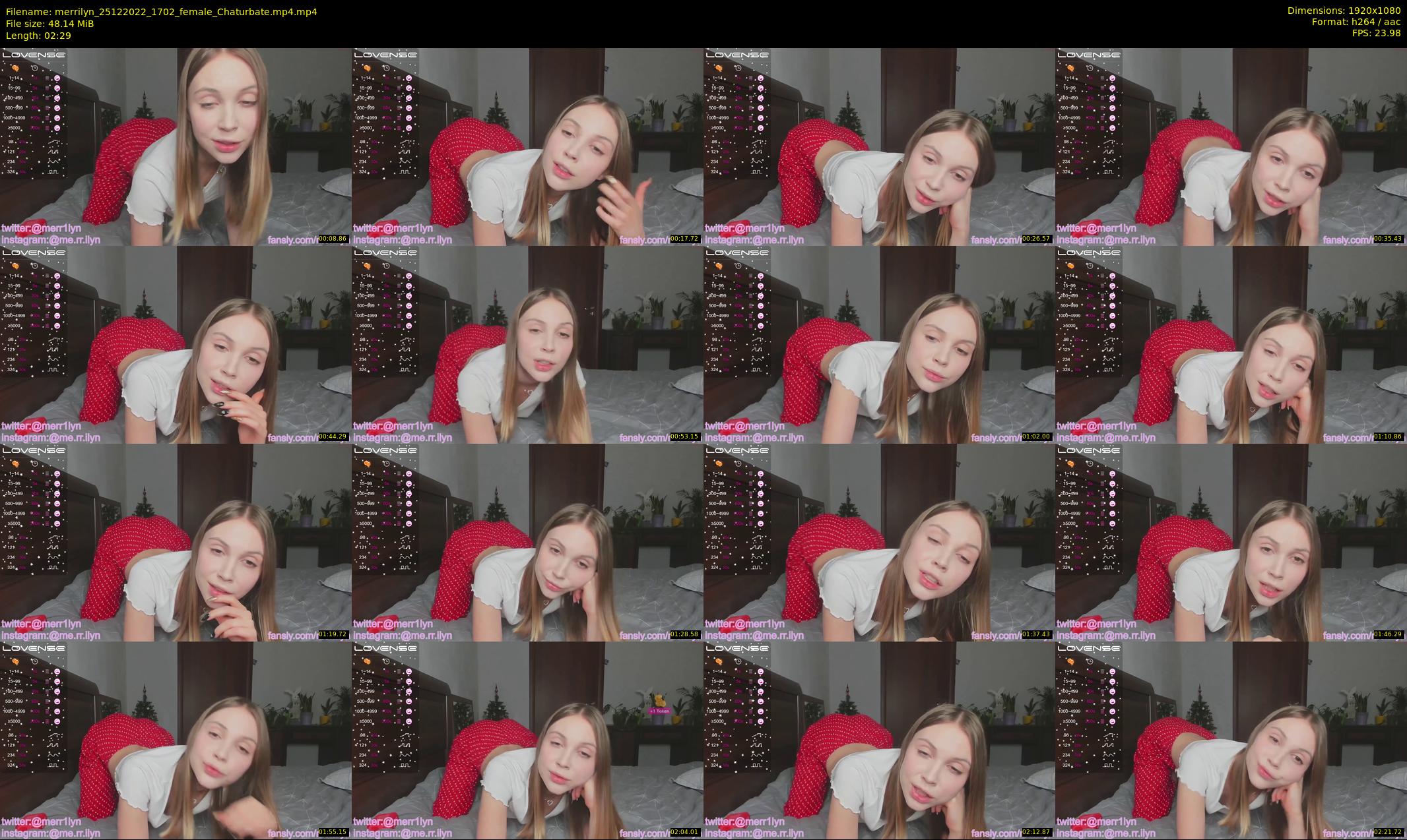 merrilyn — 3 minute Chaturbate female cam show recording, 1080p, Dec 25, 2022
