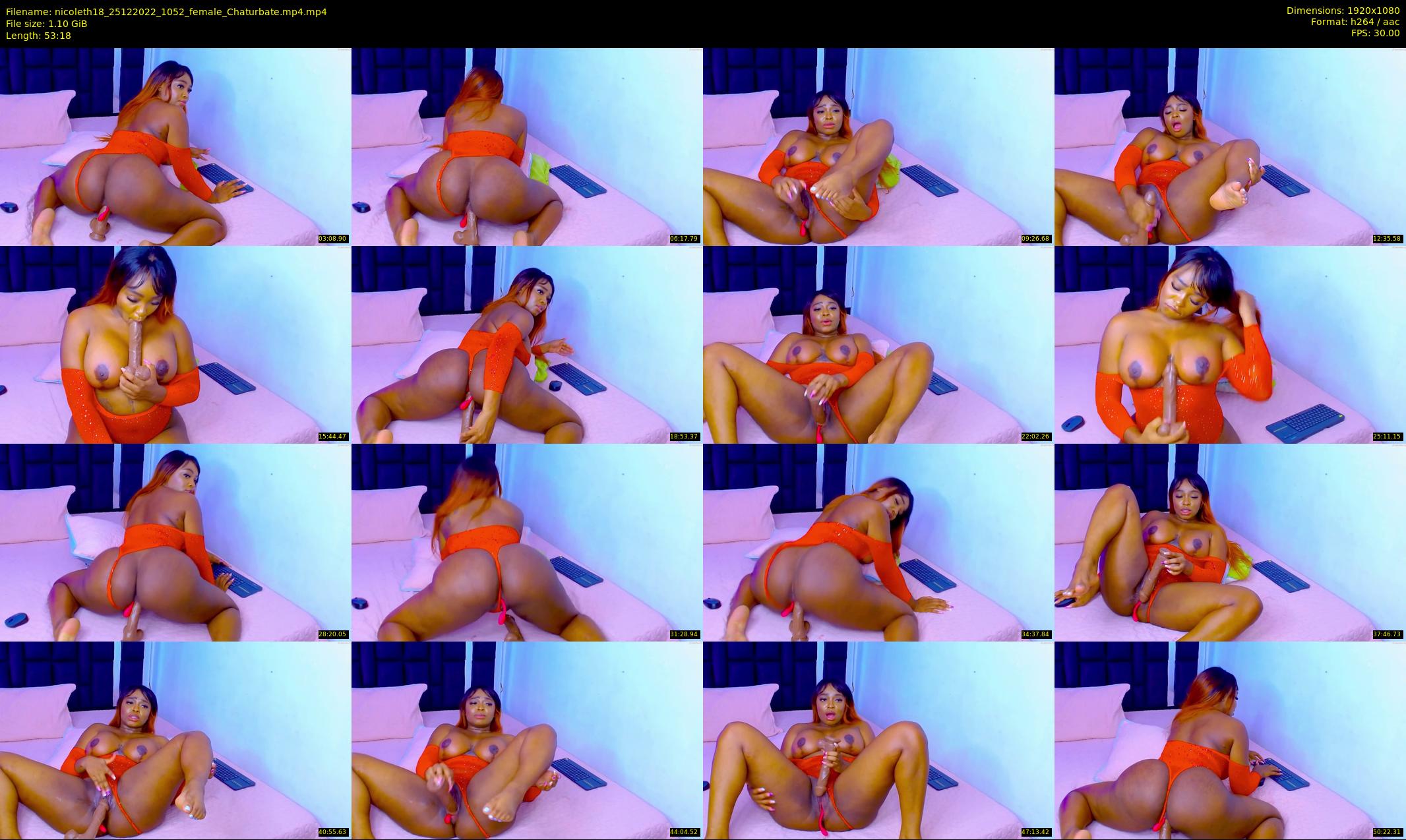nicoleth18 — 54 minute Chaturbate female cam show recording, 1080p, Dec 25, 2022