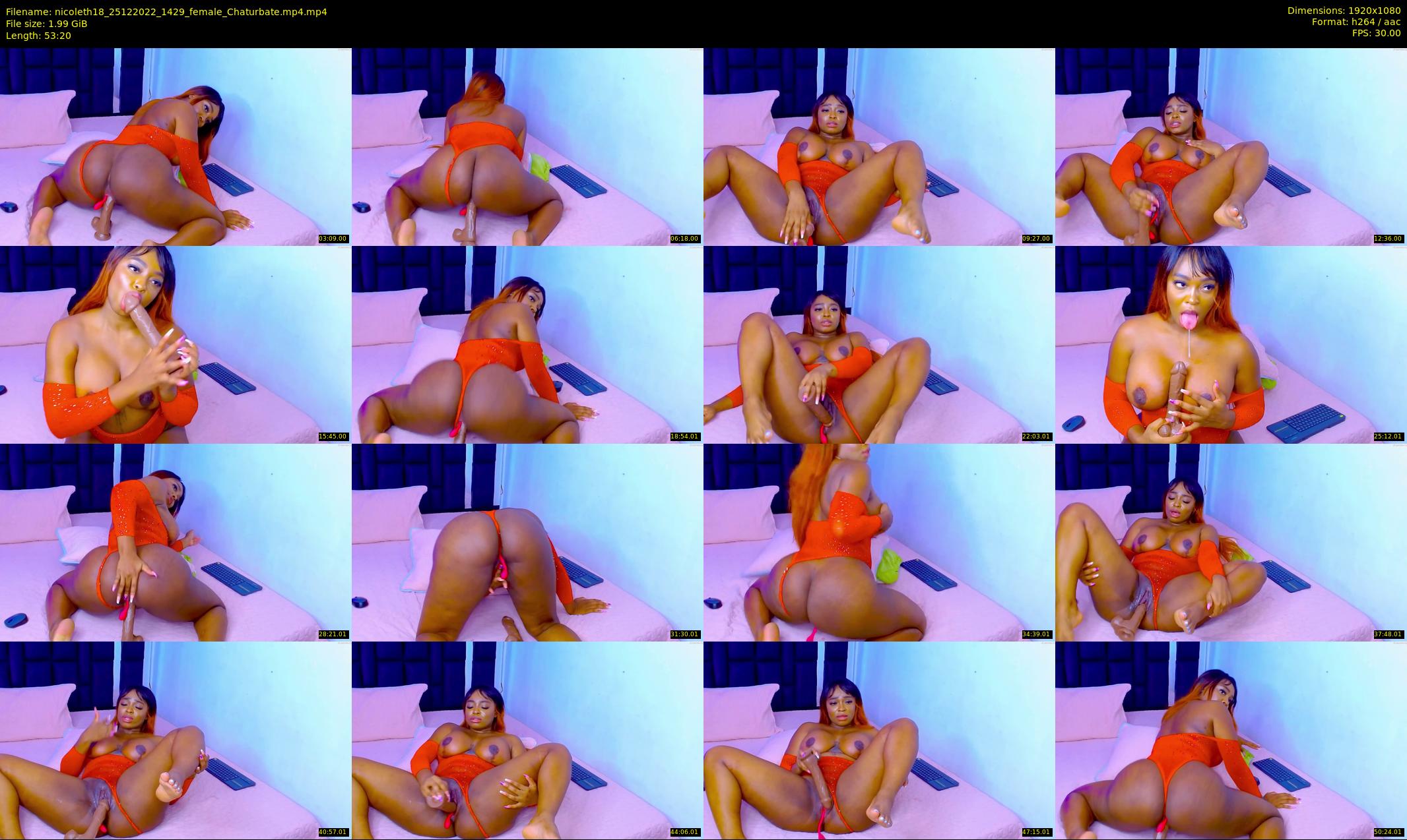 nicoleth18 — 54 minute Chaturbate female cam show recording, 1080p, Dec 25, 2022