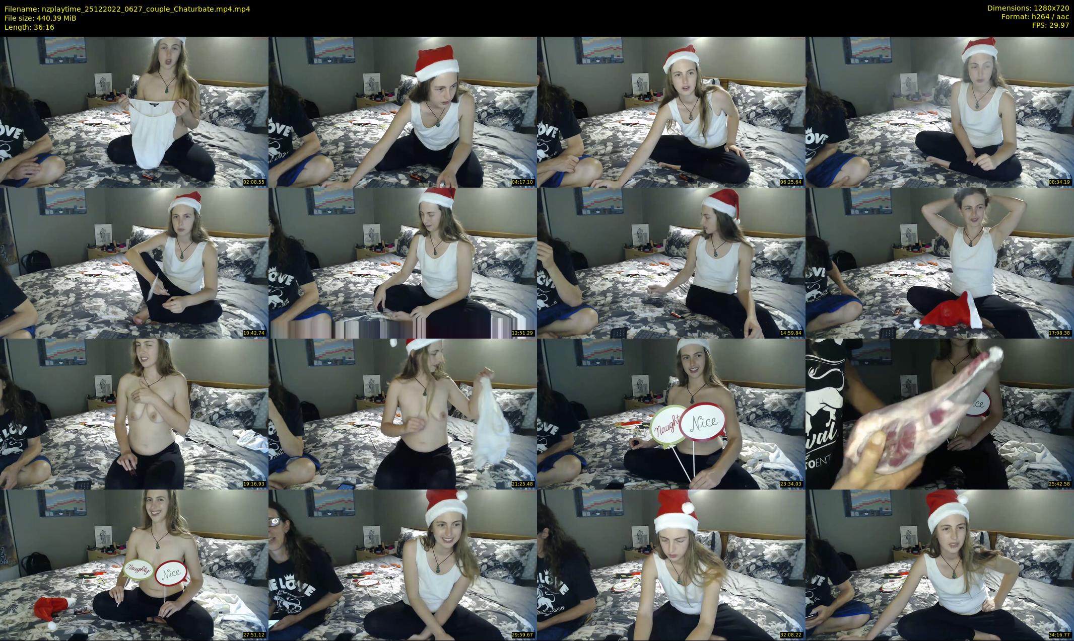 nzplaytime — 37 minute Chaturbate couple cam show recording, 720p, Dec 25, 2022