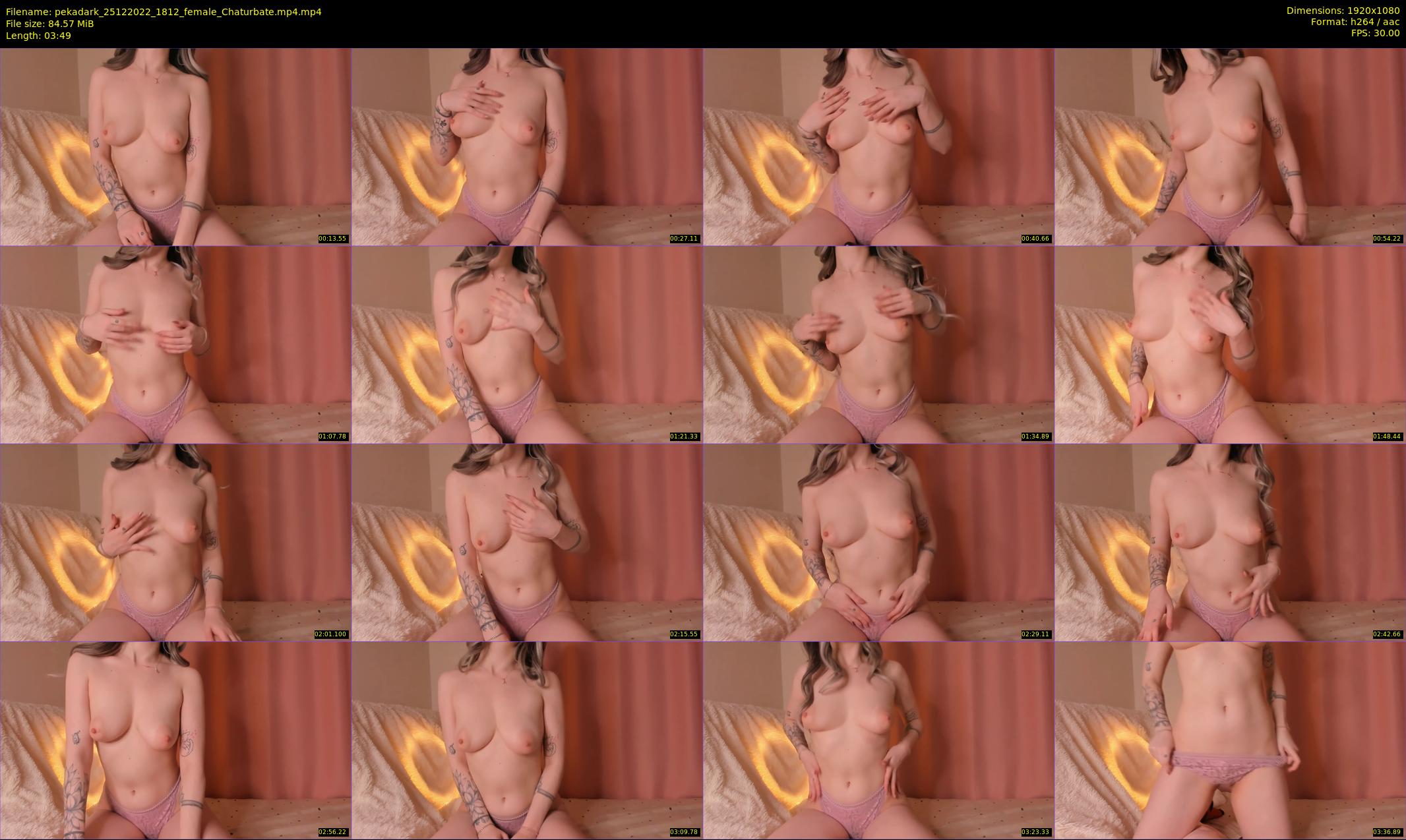 pekadark — 4 minute Chaturbate female cam show recording, 1080p, Dec 25, 2022