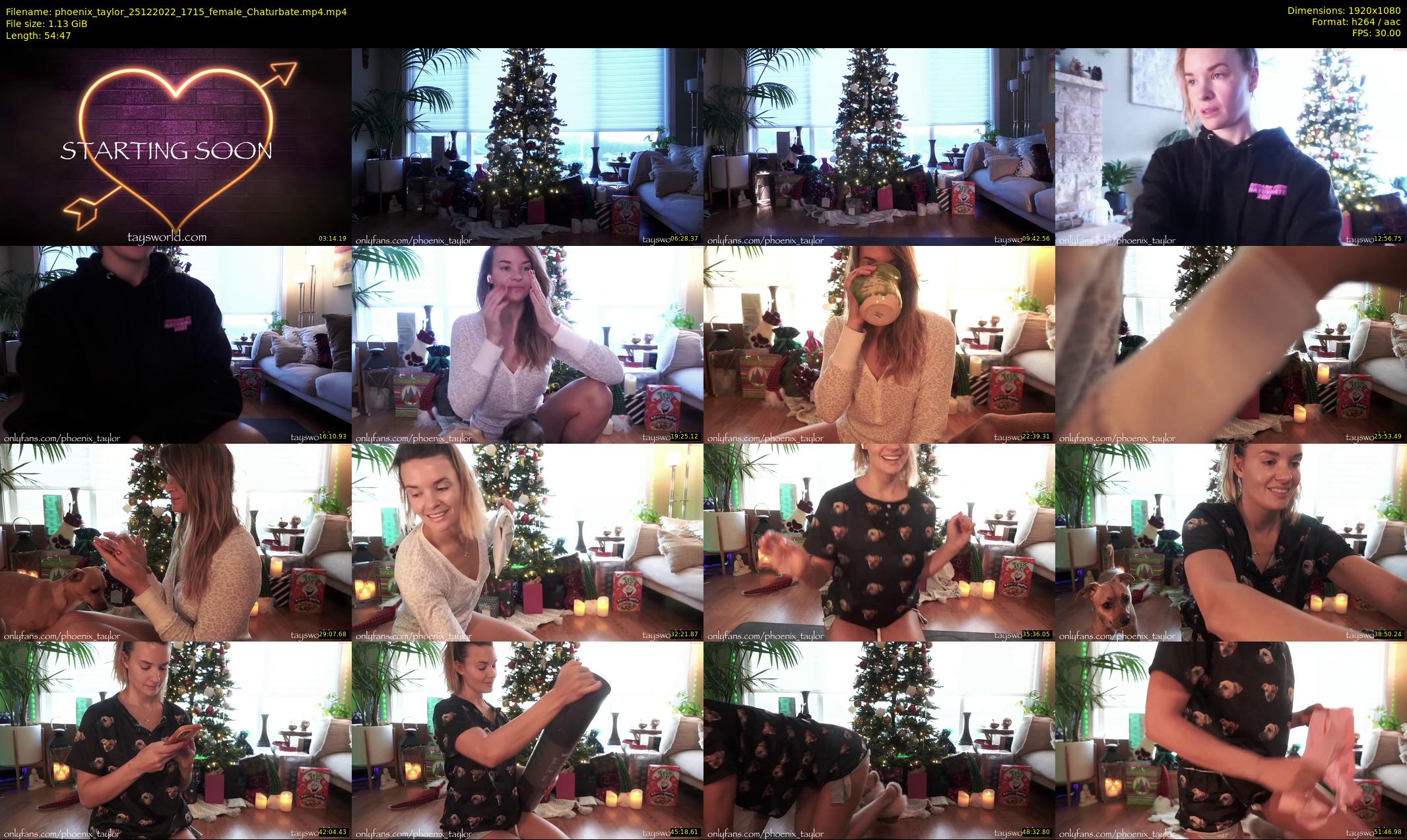 phoenix_taylor — 55 minute Chaturbate female cam show recording, 1080p, Dec 25, 2022