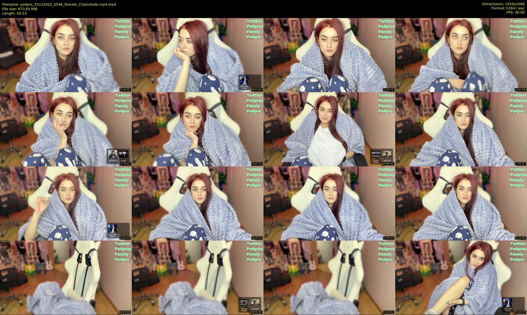 ps4pro — 59 minute Chaturbate female cam show recording, 1080p, Dec 25, 2022