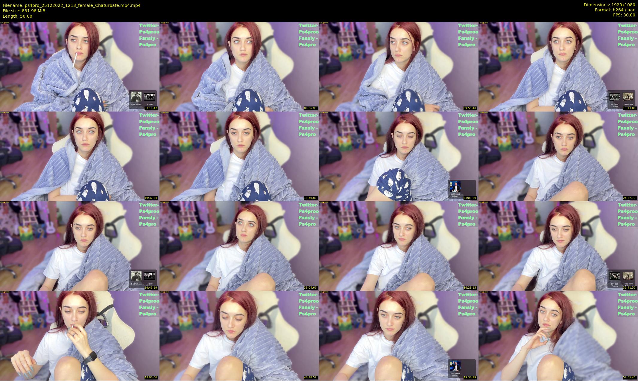 ps4pro — 56 minute Chaturbate female cam show recording, 1080p, Dec 25, 2022