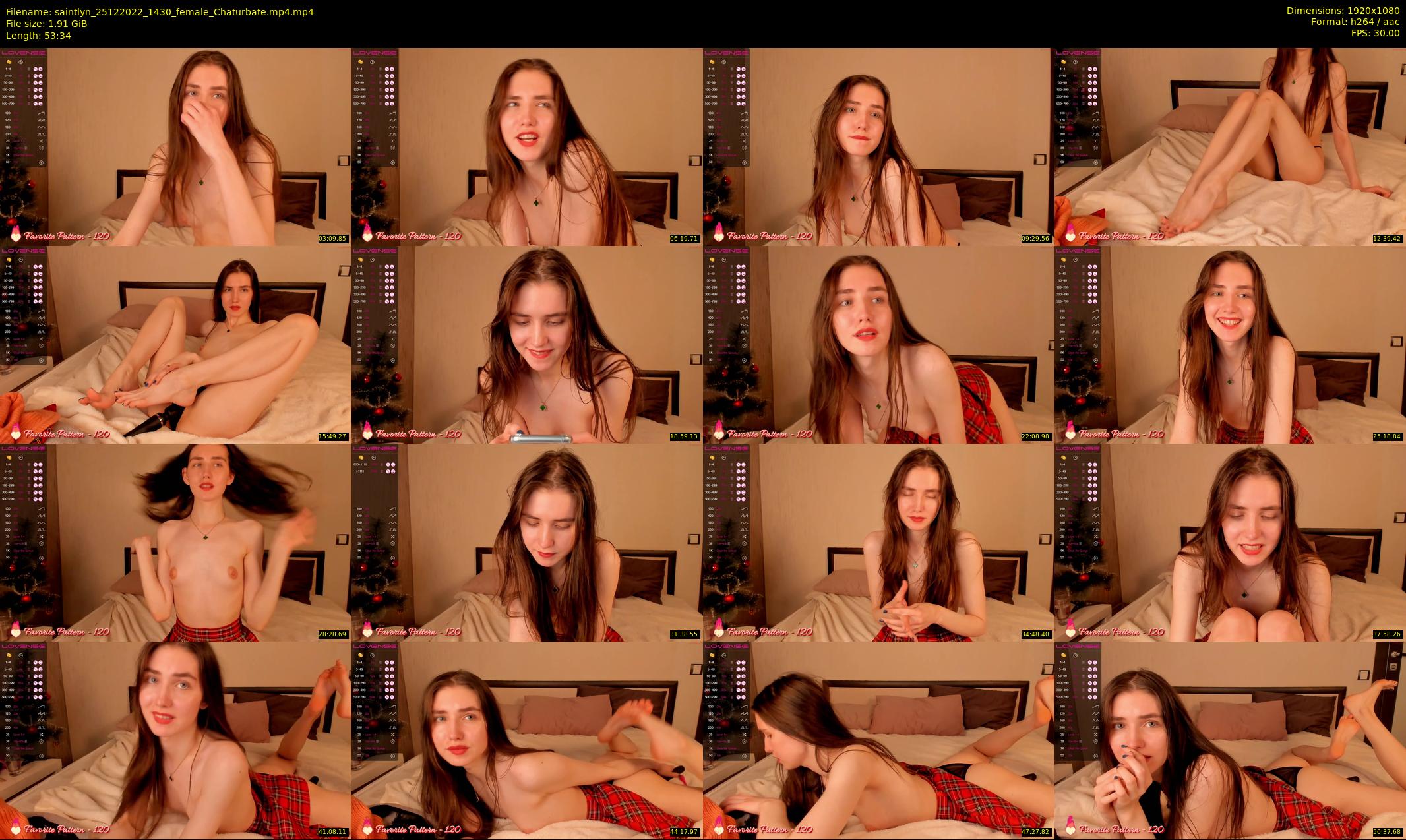 saintlyn — 54 minute Chaturbate female cam show recording, 1080p, Dec 25, 2022