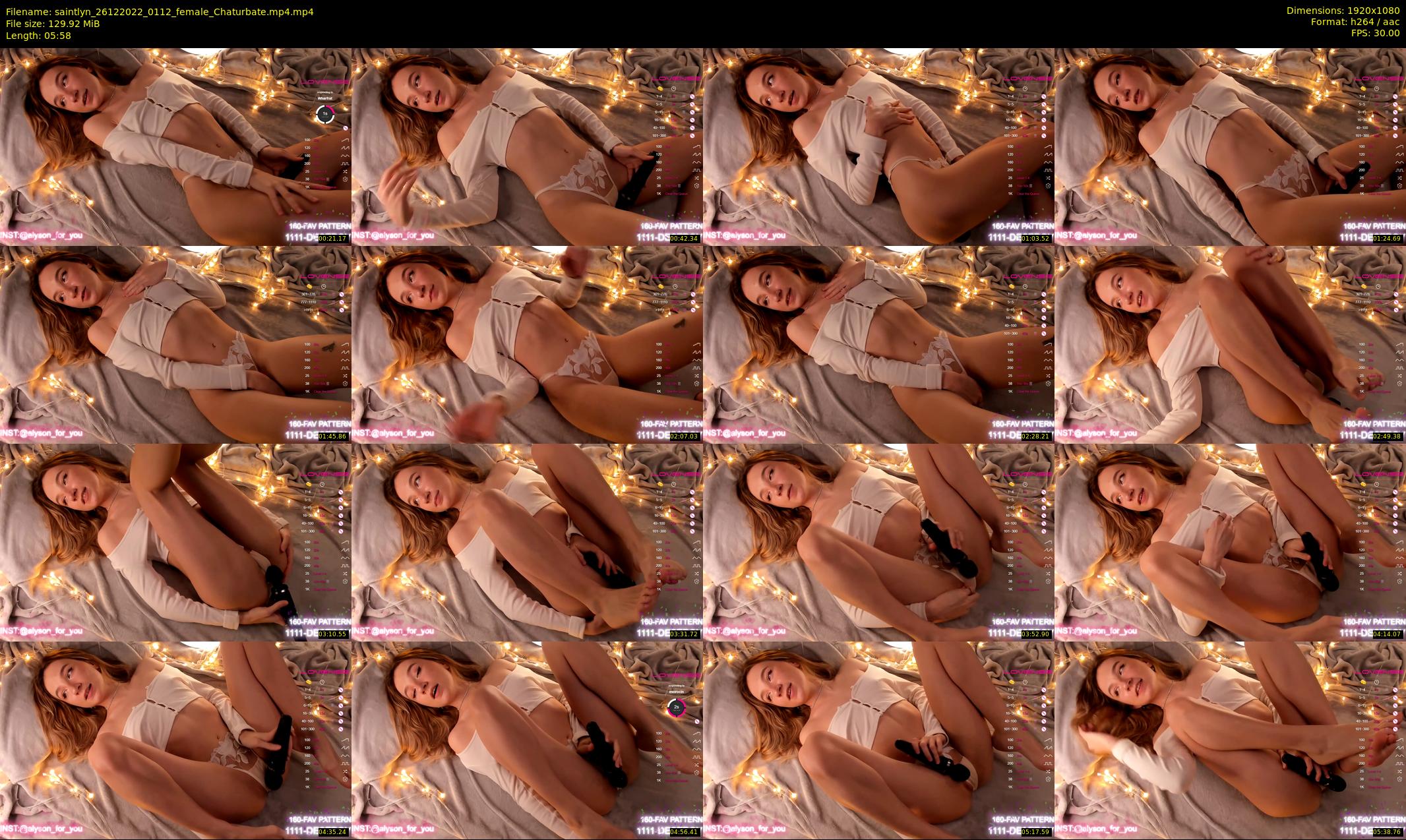 saintlyn — 6 minute Chaturbate female cam show recording, 1080p, Dec 26, 2022