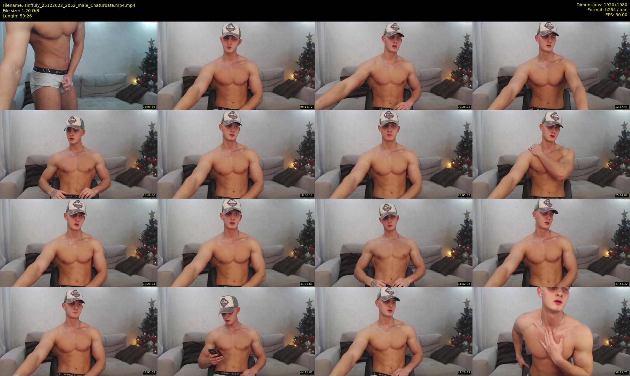 sinffuly — 54 minute Chaturbate male cam show recording, 1080p, Dec 25, 2022