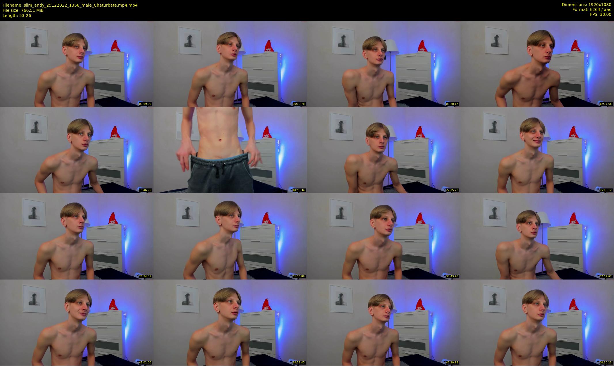 slim_andy — 54 minute Chaturbate male cam show recording, 1080p, Dec 25, 2022