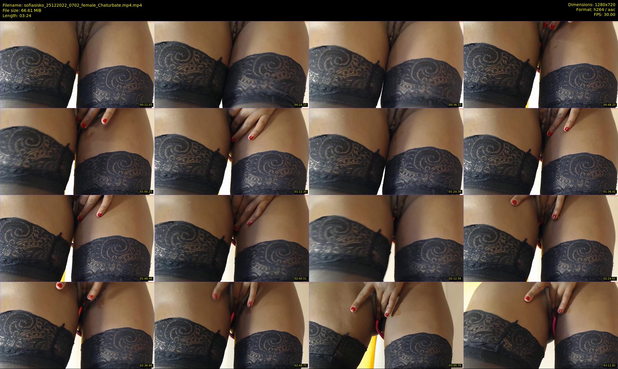 sofiasisko — 4 minute Chaturbate female cam show recording, 720p, Dec 25, 2022