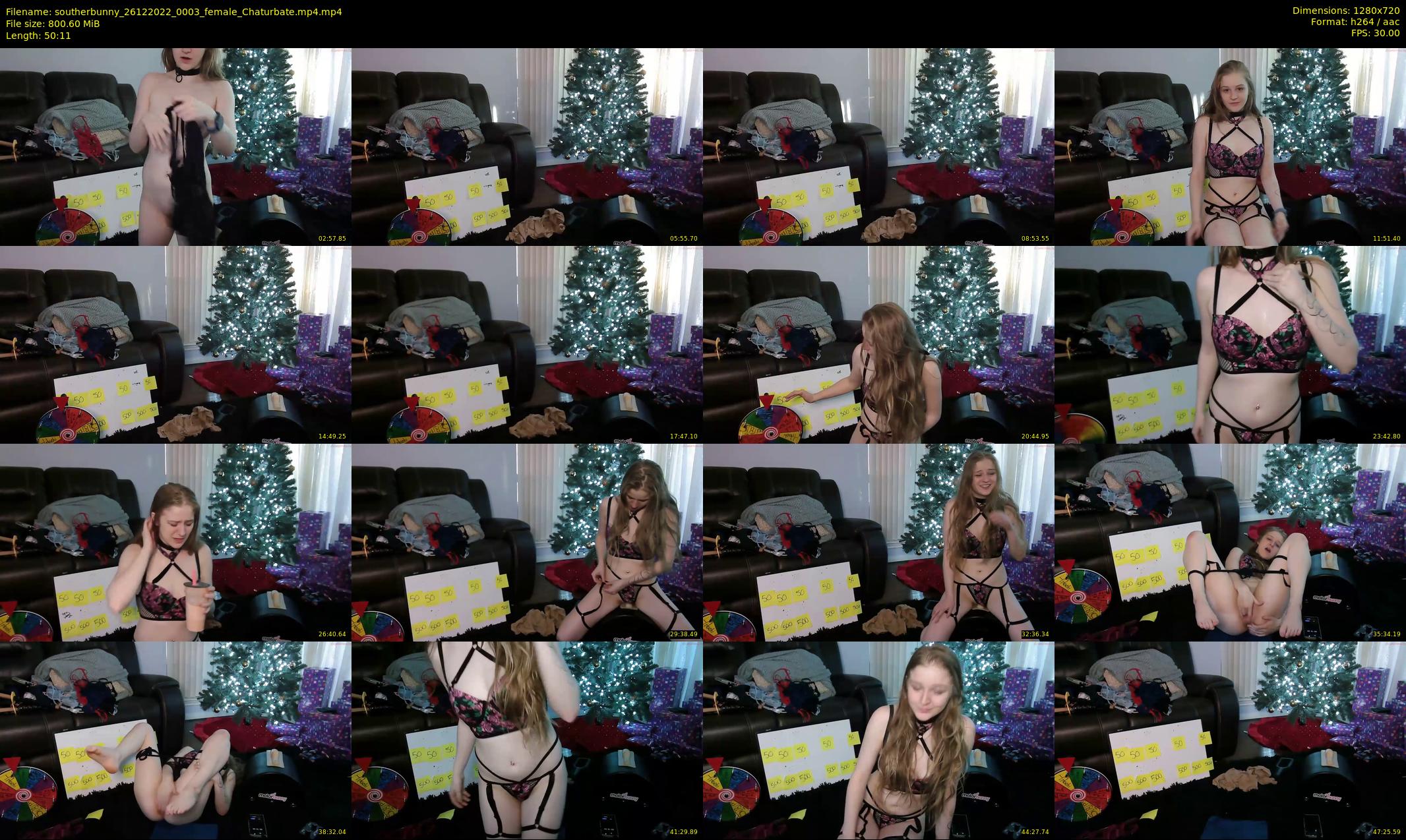 southerbunny — 51 minute Chaturbate female cam show recording, 720p, Dec 26, 2022