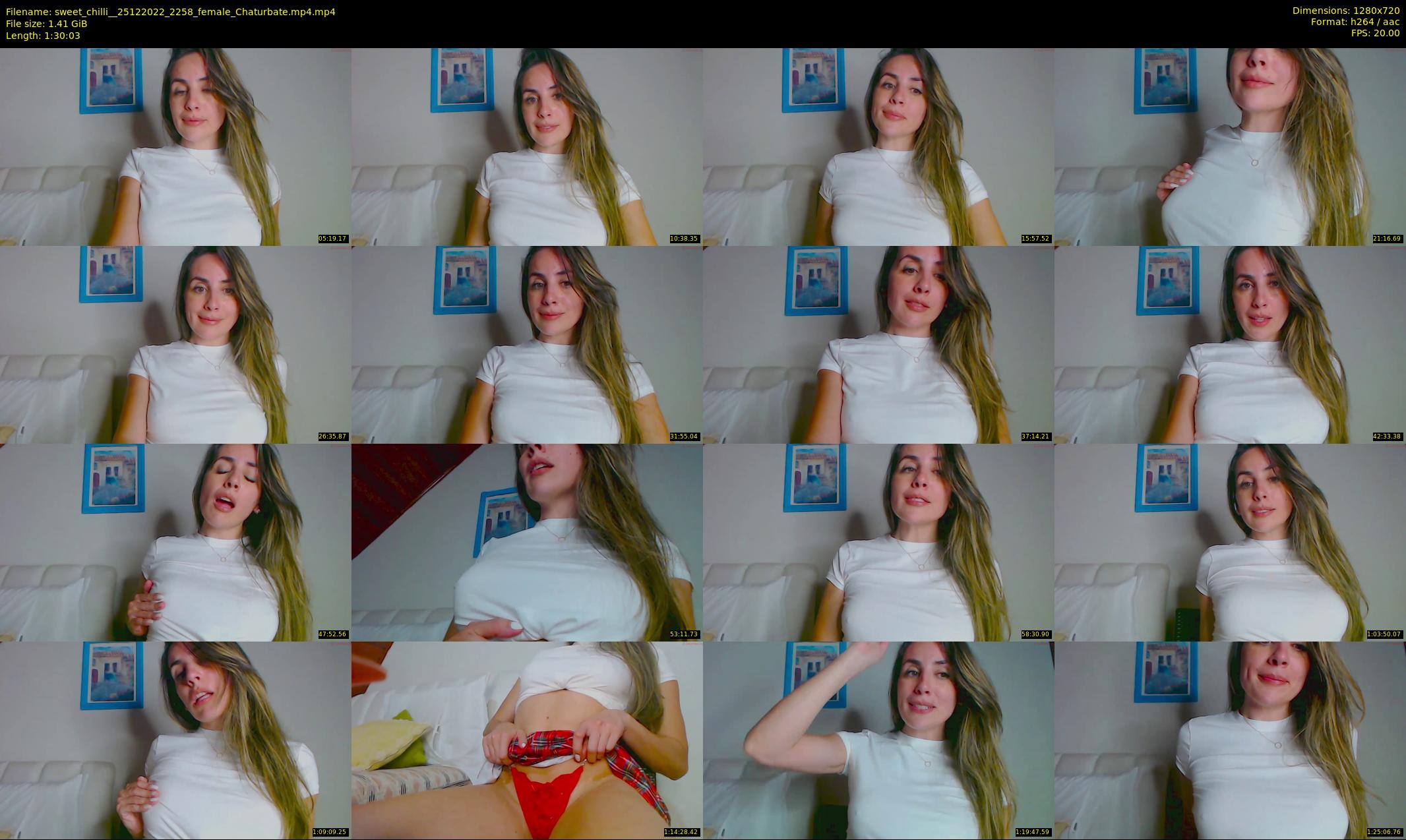 sweet_chilli_ — 91 minute Chaturbate female cam show recording, 720p, Dec 25, 2022