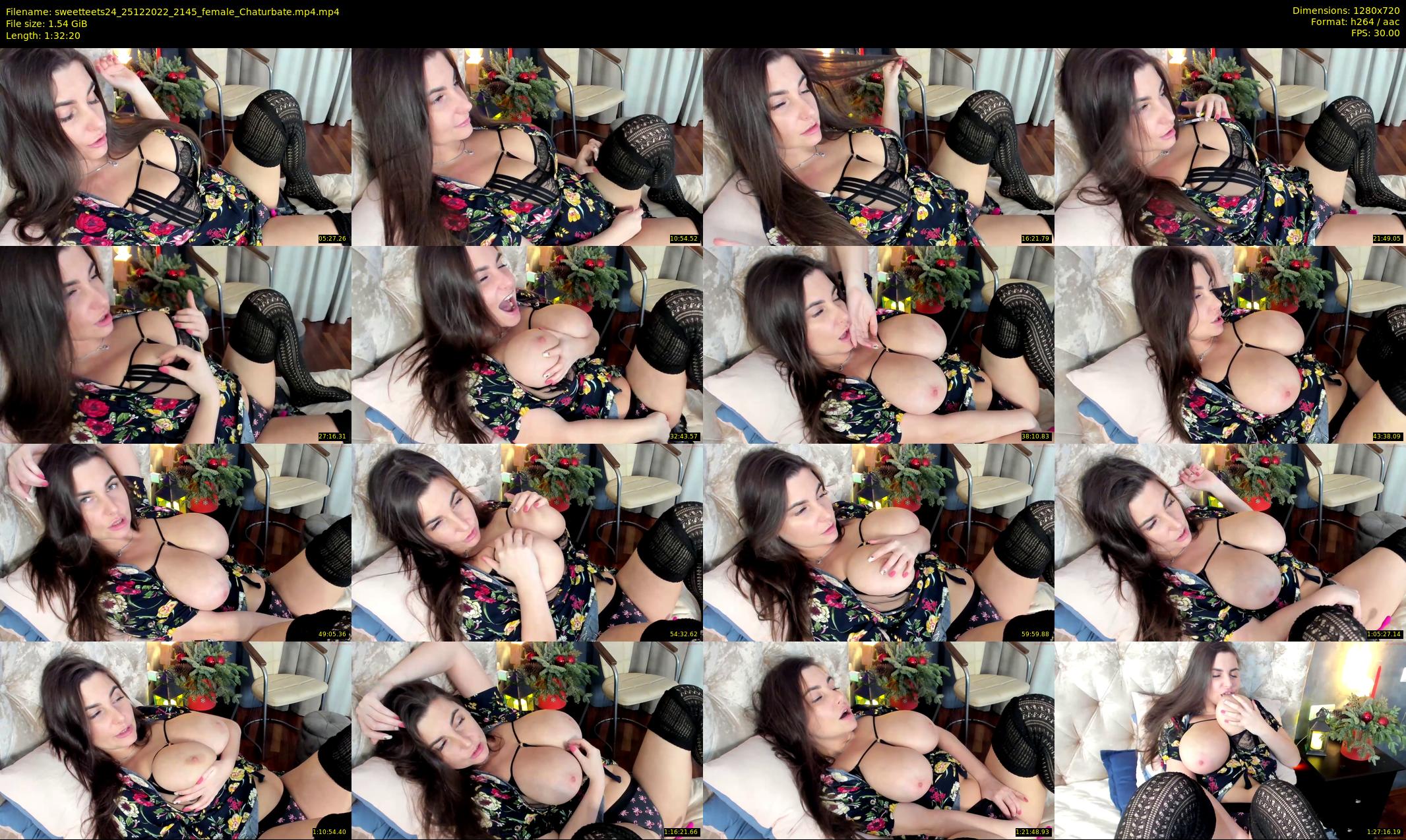 sweetteets24 — 93 minute Chaturbate female cam show recording, 720p, Dec 25, 2022