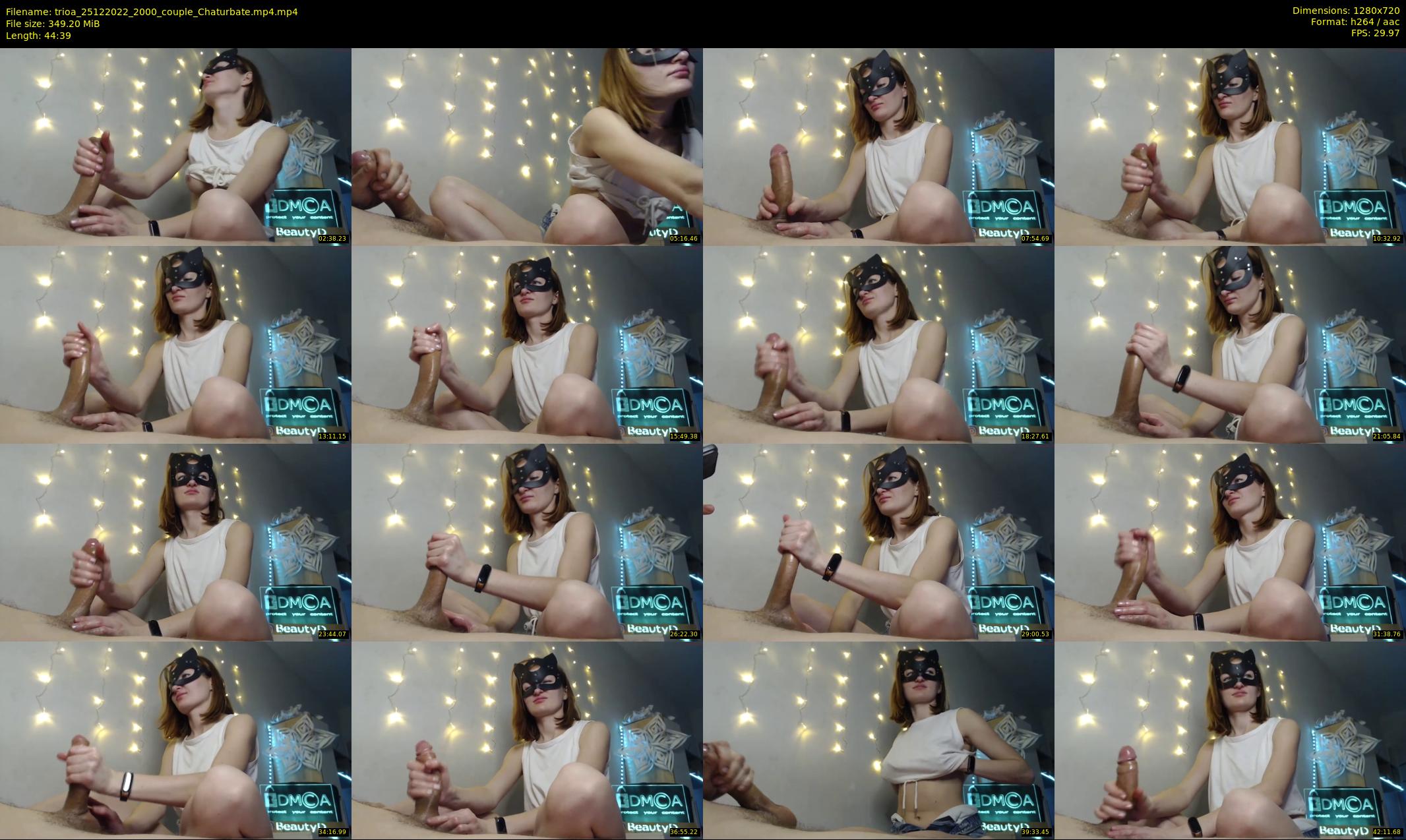 trioa — 45 minute Chaturbate couple cam show recording, 720p, Dec 25, 2022