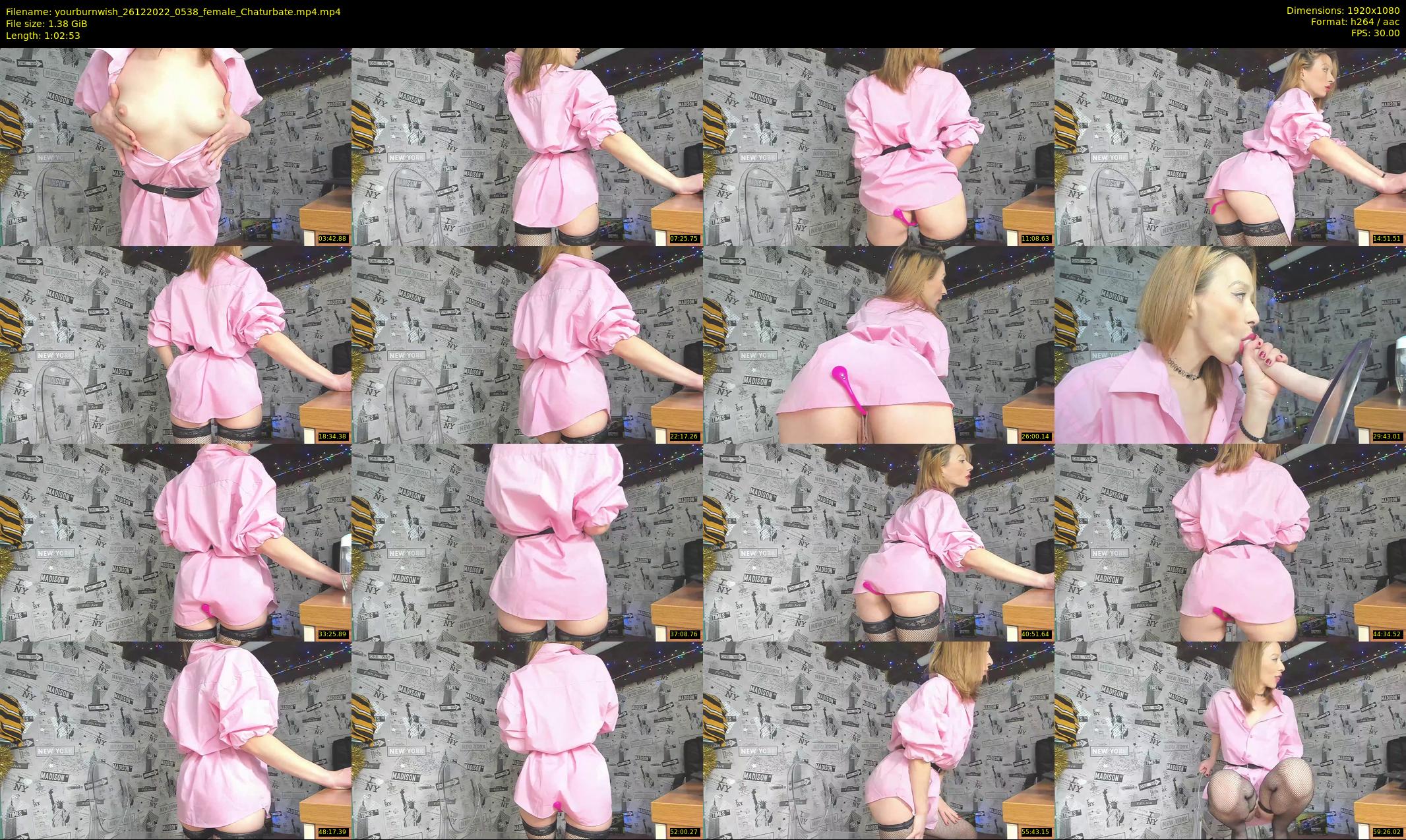 yourburnwish — 63 minute Chaturbate female cam show recording, 1080p, Dec 26, 2022