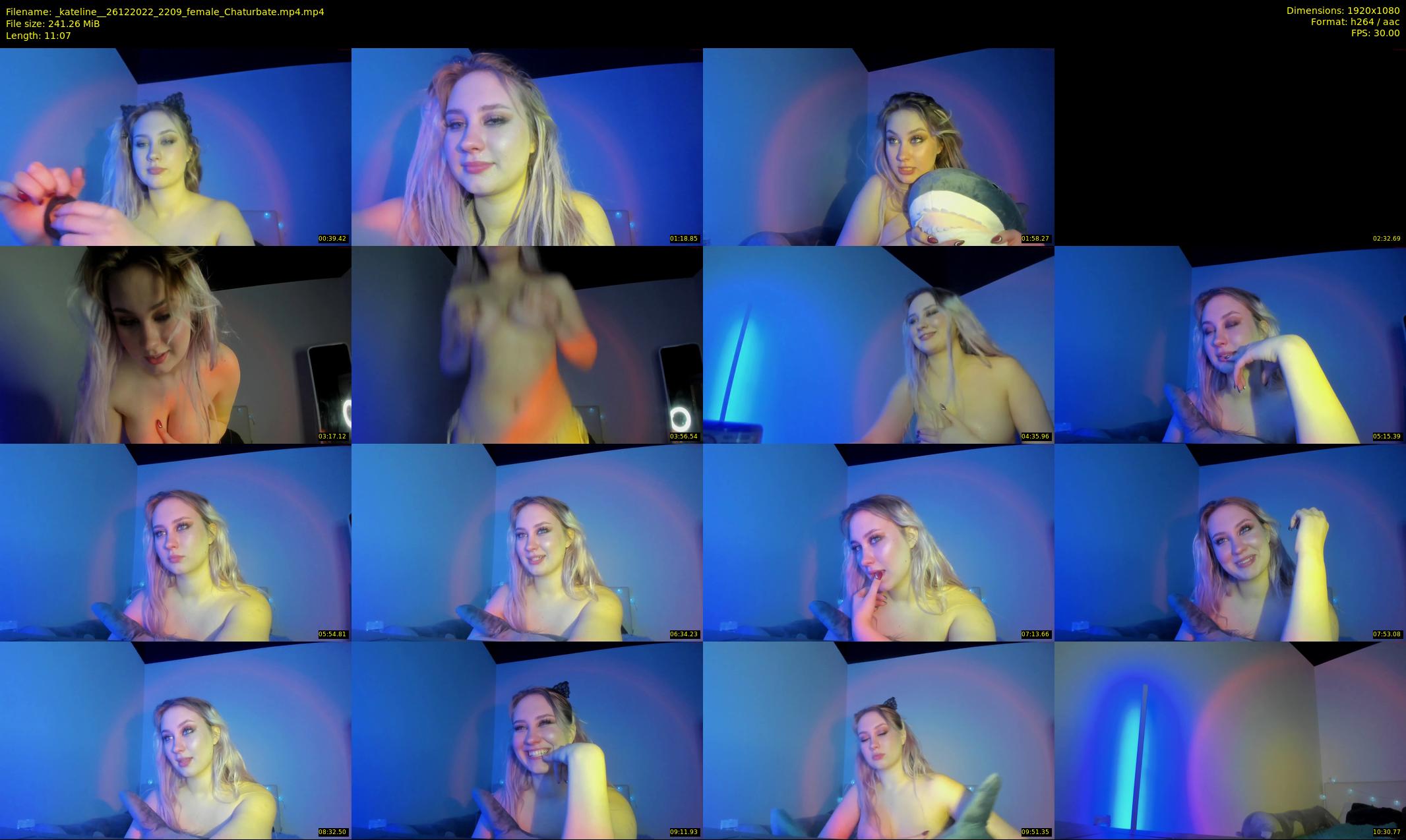 _kateline_ — 12 minute Chaturbate female cam show recording, 1080p, Dec 26, 2022