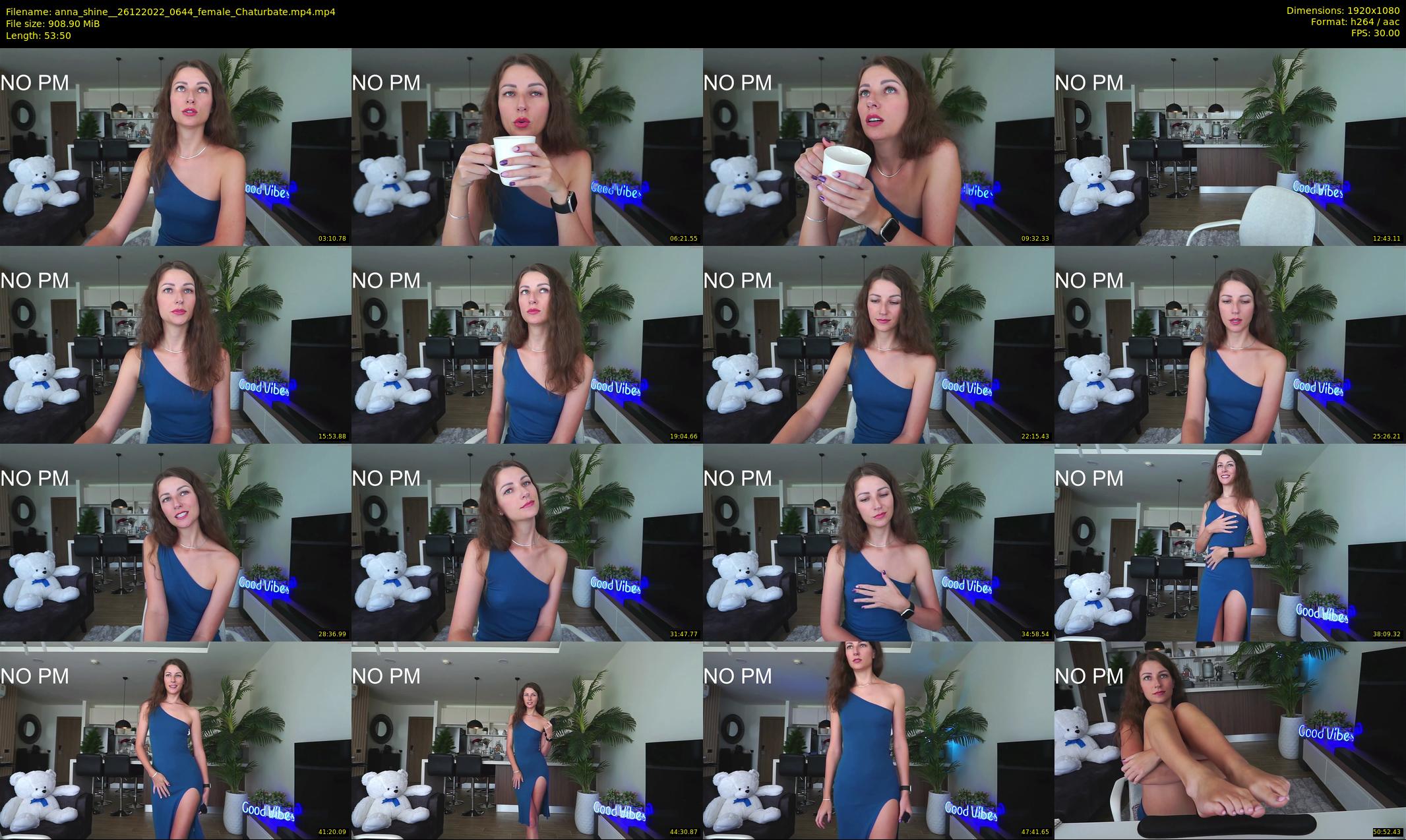 anna_shine_ — 54 minute Chaturbate female cam show recording, 1080p, Dec 26, 2022