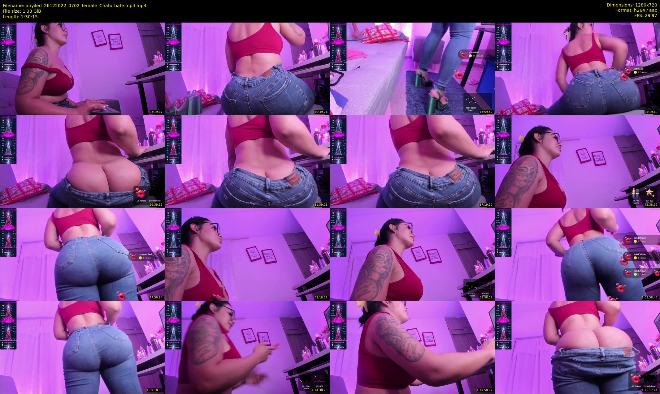 anyiled — 91 minute Chaturbate female cam show recording, 720p, Dec 26, 2022
