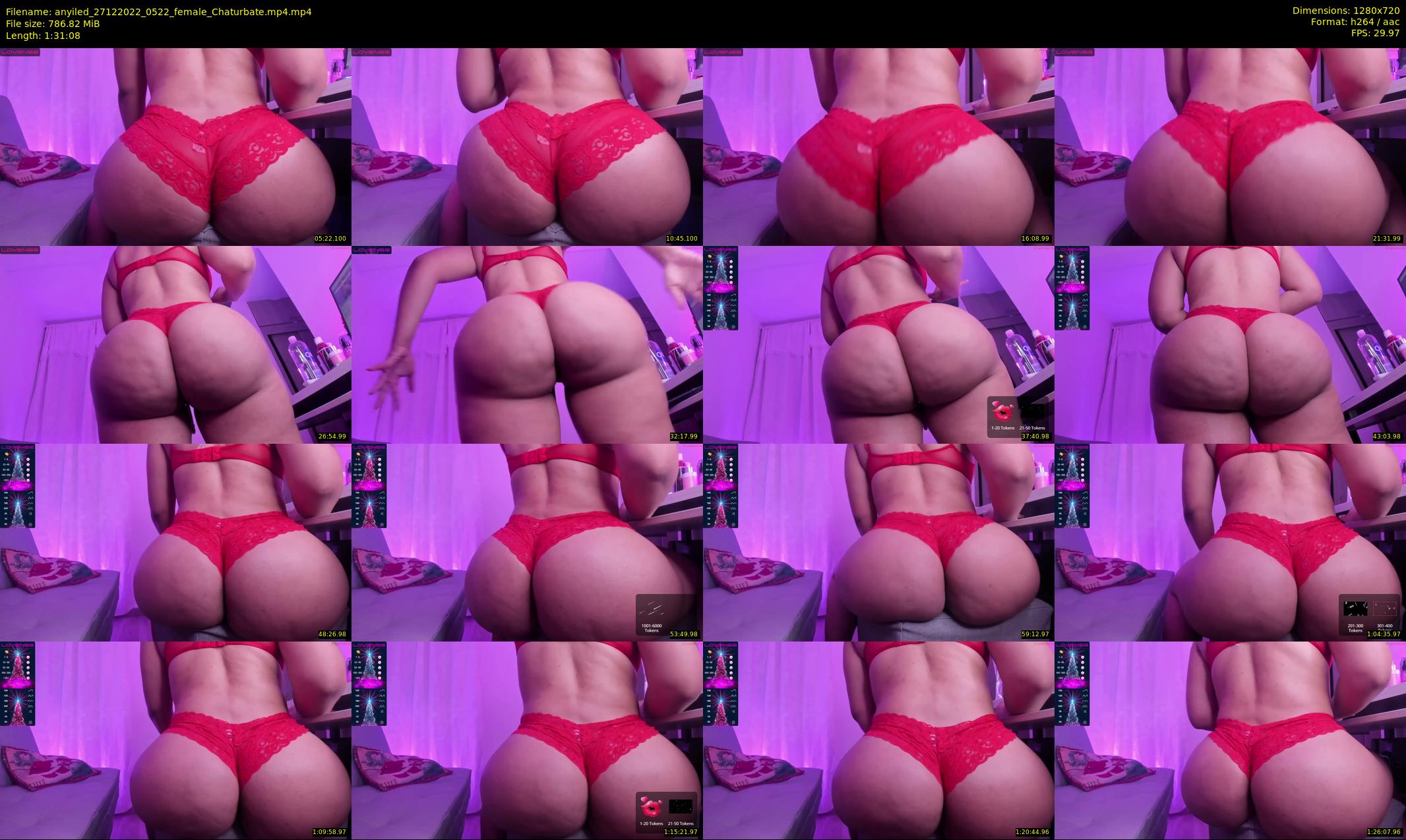 anyiled — 92 minute Chaturbate female cam show recording, 720p, Dec 27, 2022