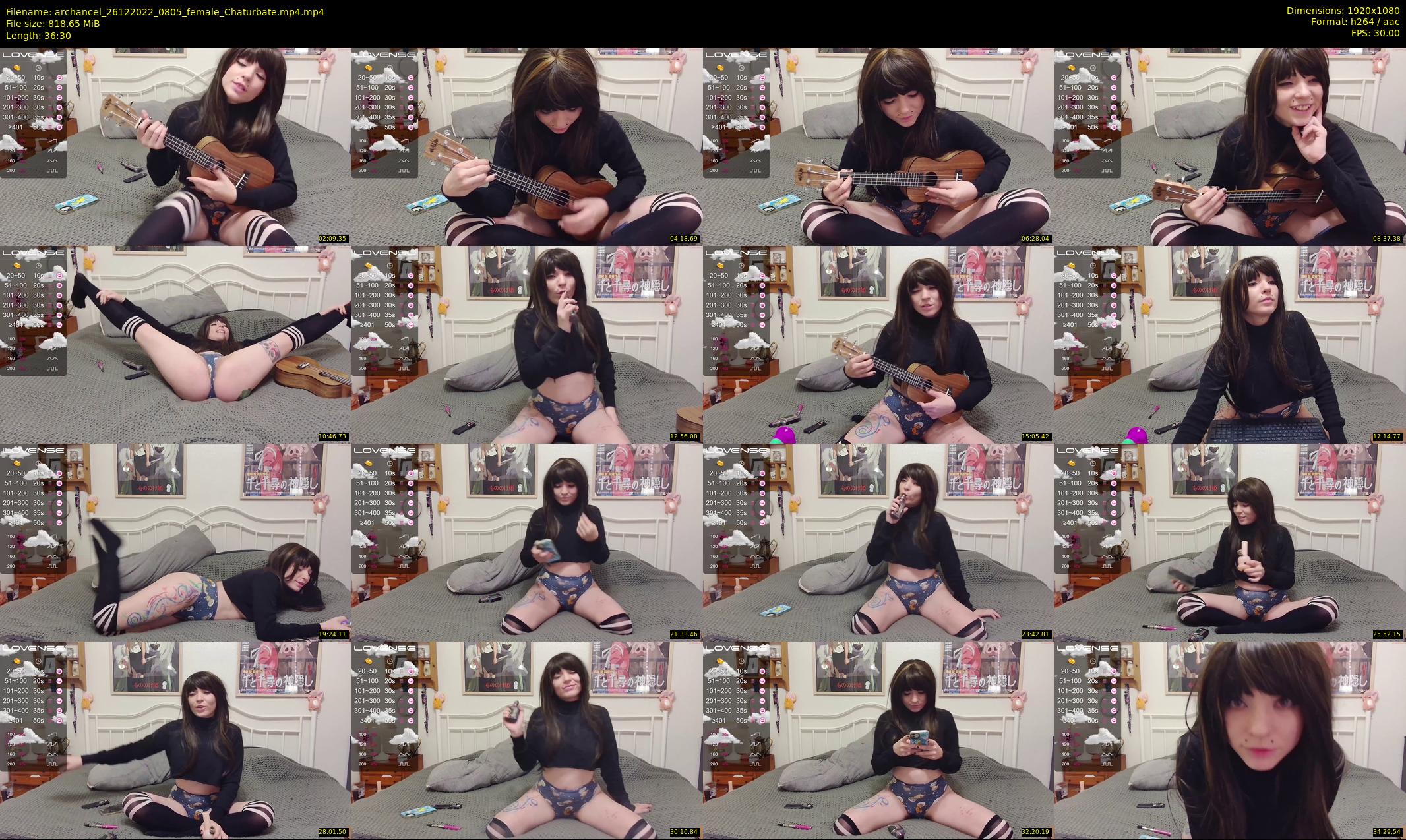 archancel — 37 minute Chaturbate female cam show recording, 1080p, Dec 26, 2022